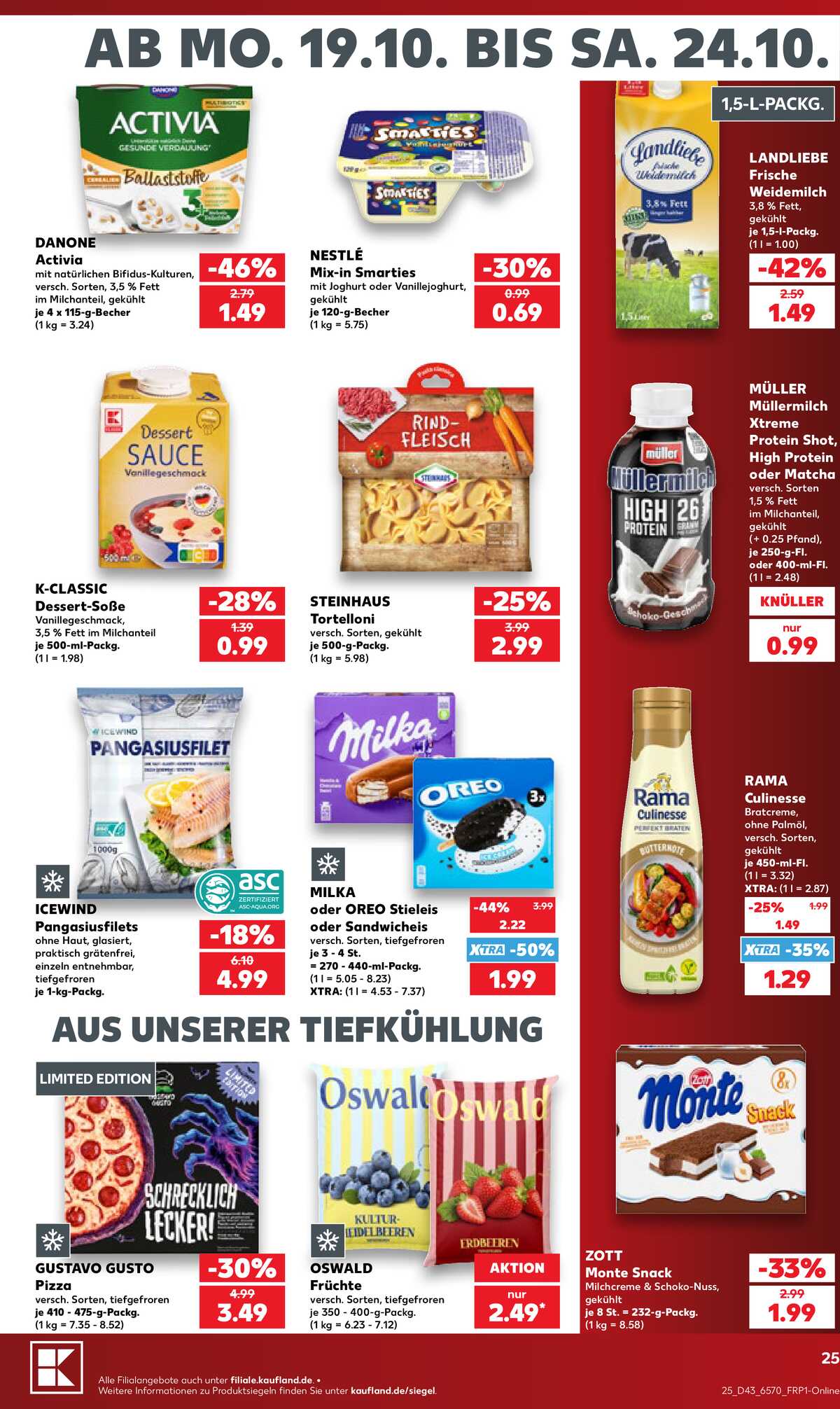 Leták Kaufland Německo 17.10.-17.10.2026 strana 25
