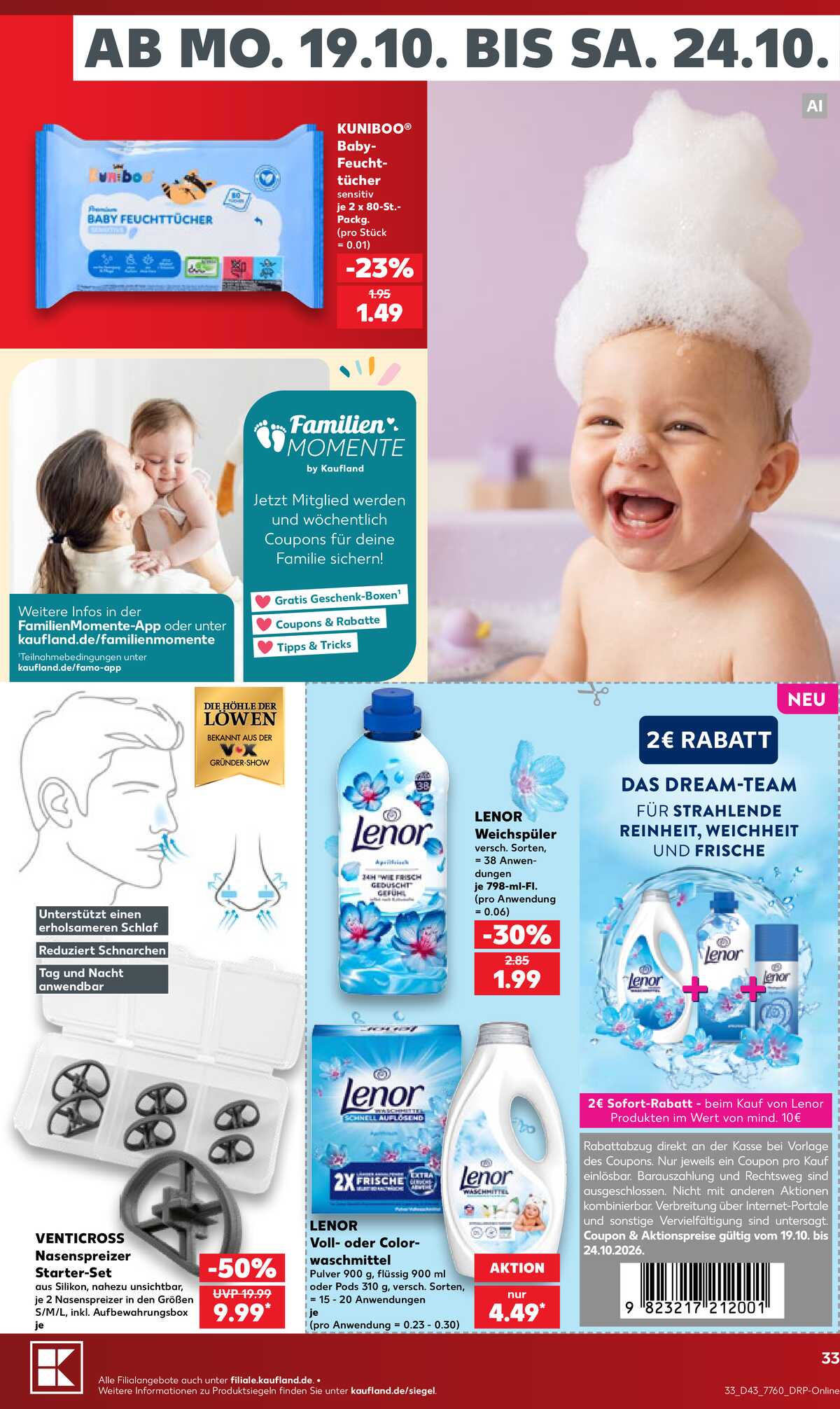 Leták Kaufland Německo 17.10.-17.10.2026 strana 33