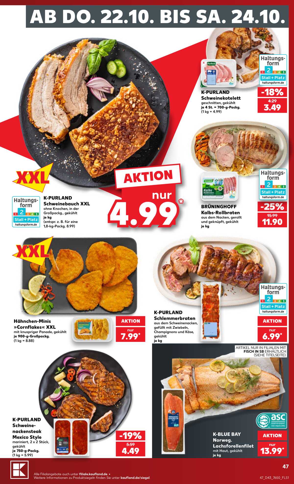 Leták Kaufland Německo 17.10.-17.10.2026 strana 47