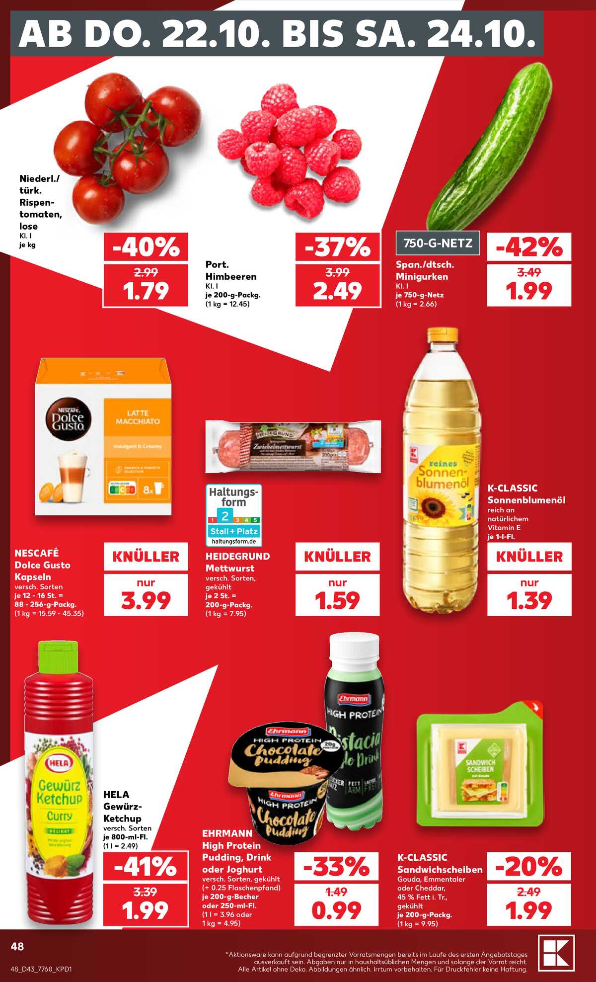 Leták Kaufland Německo 17.10.-17.10.2026 strana 48