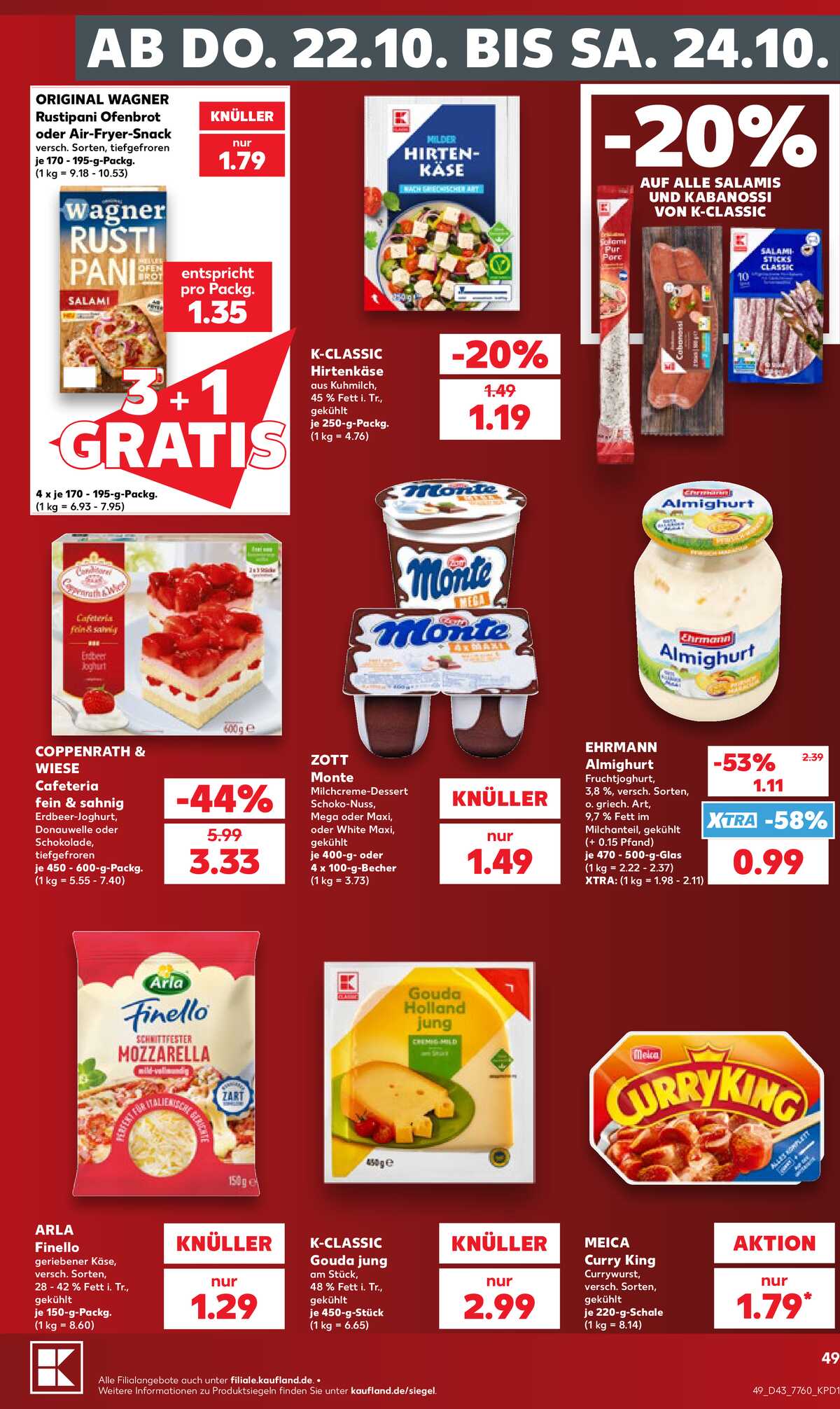 Leták Kaufland Německo 17.10.-17.10.2026 strana 49