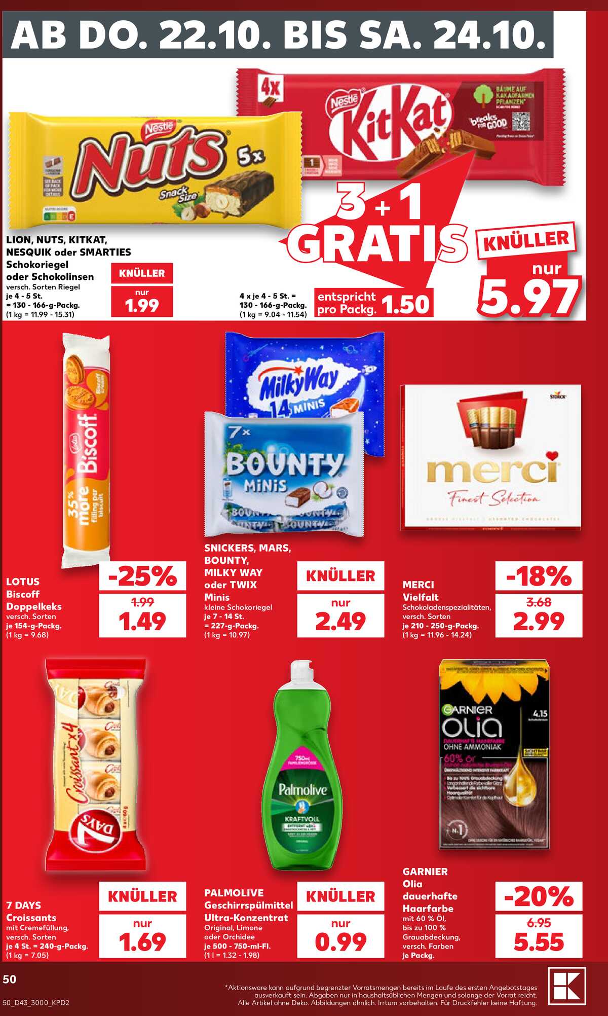 Leták Kaufland Německo 17.10.-17.10.2026 strana 50
