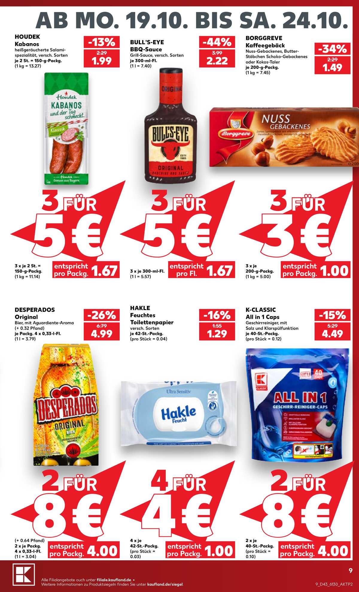 Leták Kaufland Německo 18.10.-24.10.2026 strana 9