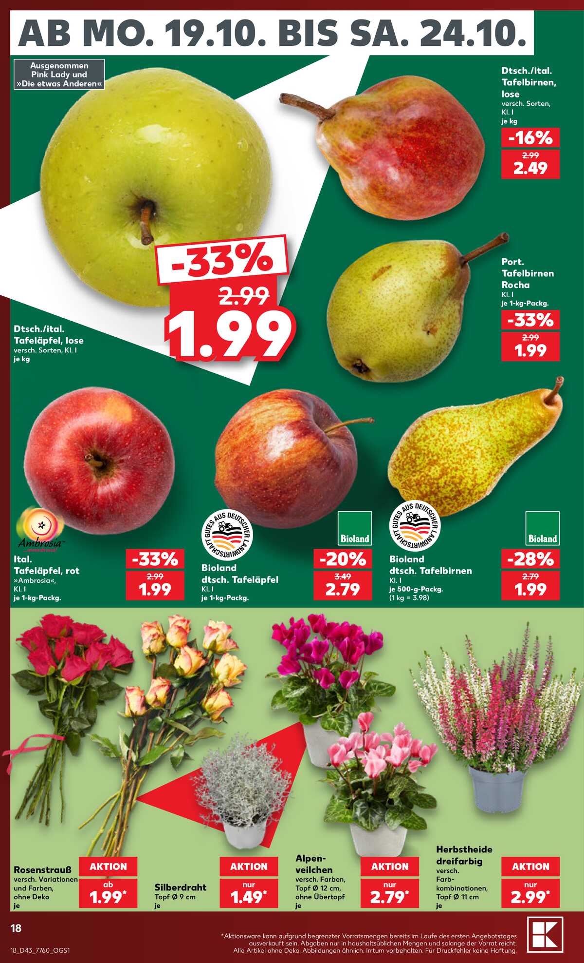 Leták Kaufland Německo 18.10.-24.10.2026 strana 18