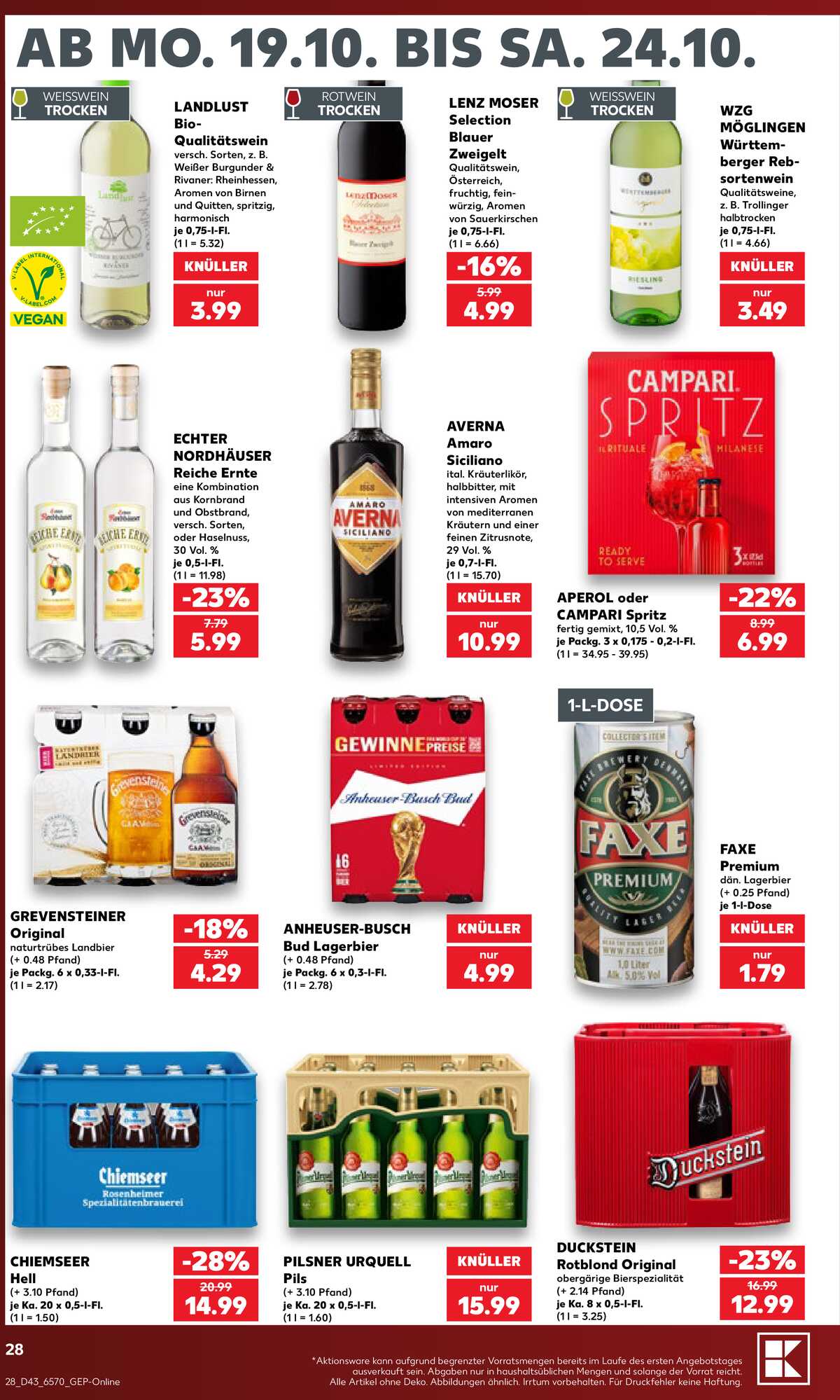 Leták Kaufland Německo 18.10.-24.10.2026 strana 28