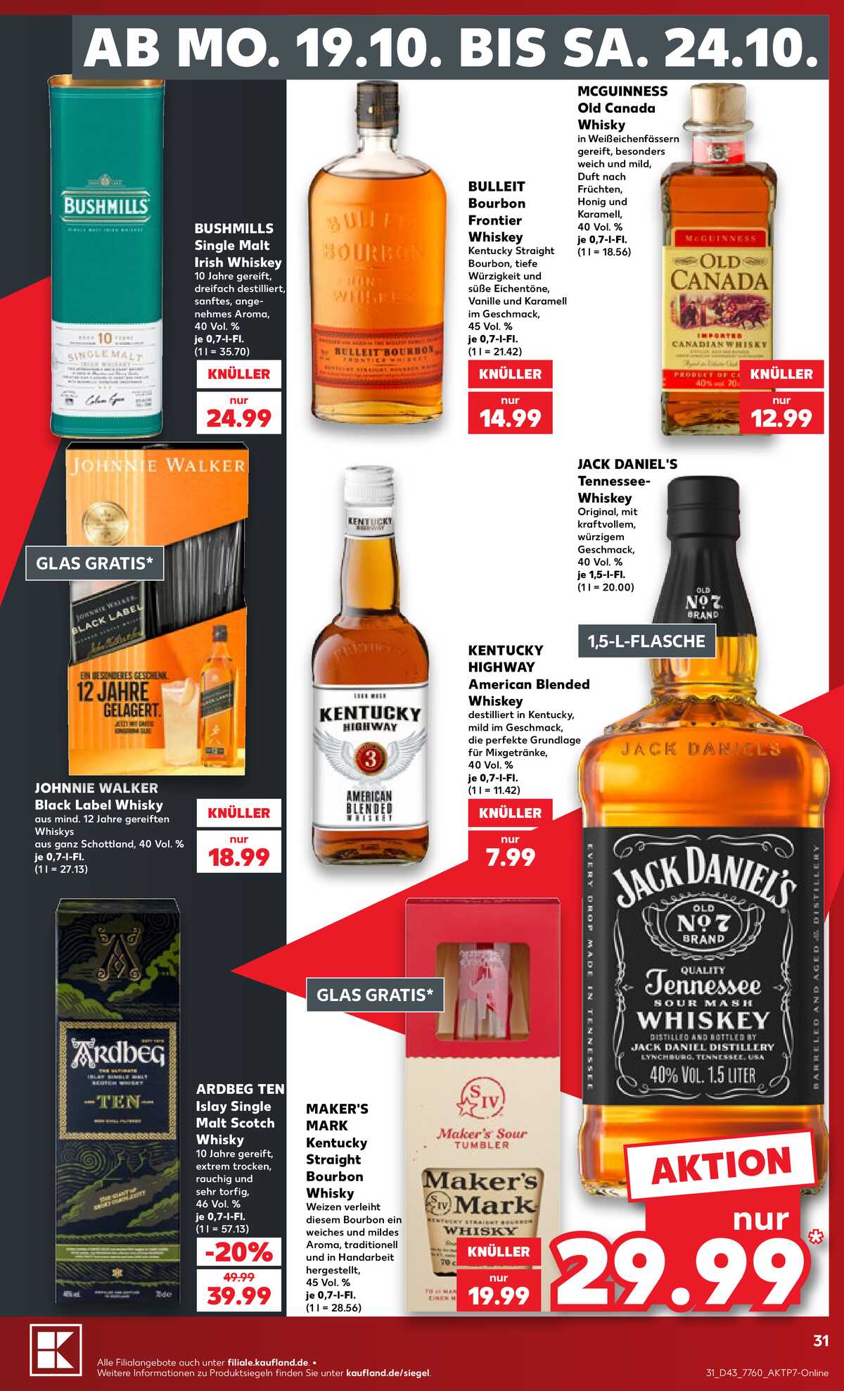 Leták Kaufland Německo 18.10.-24.10.2026 strana 31