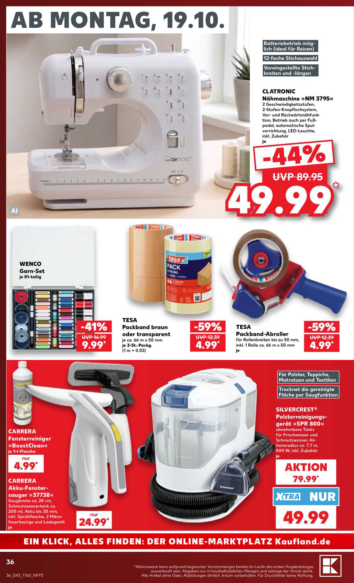 Leták Kaufland Německo 18.10.-24.10.2026 strana 36
