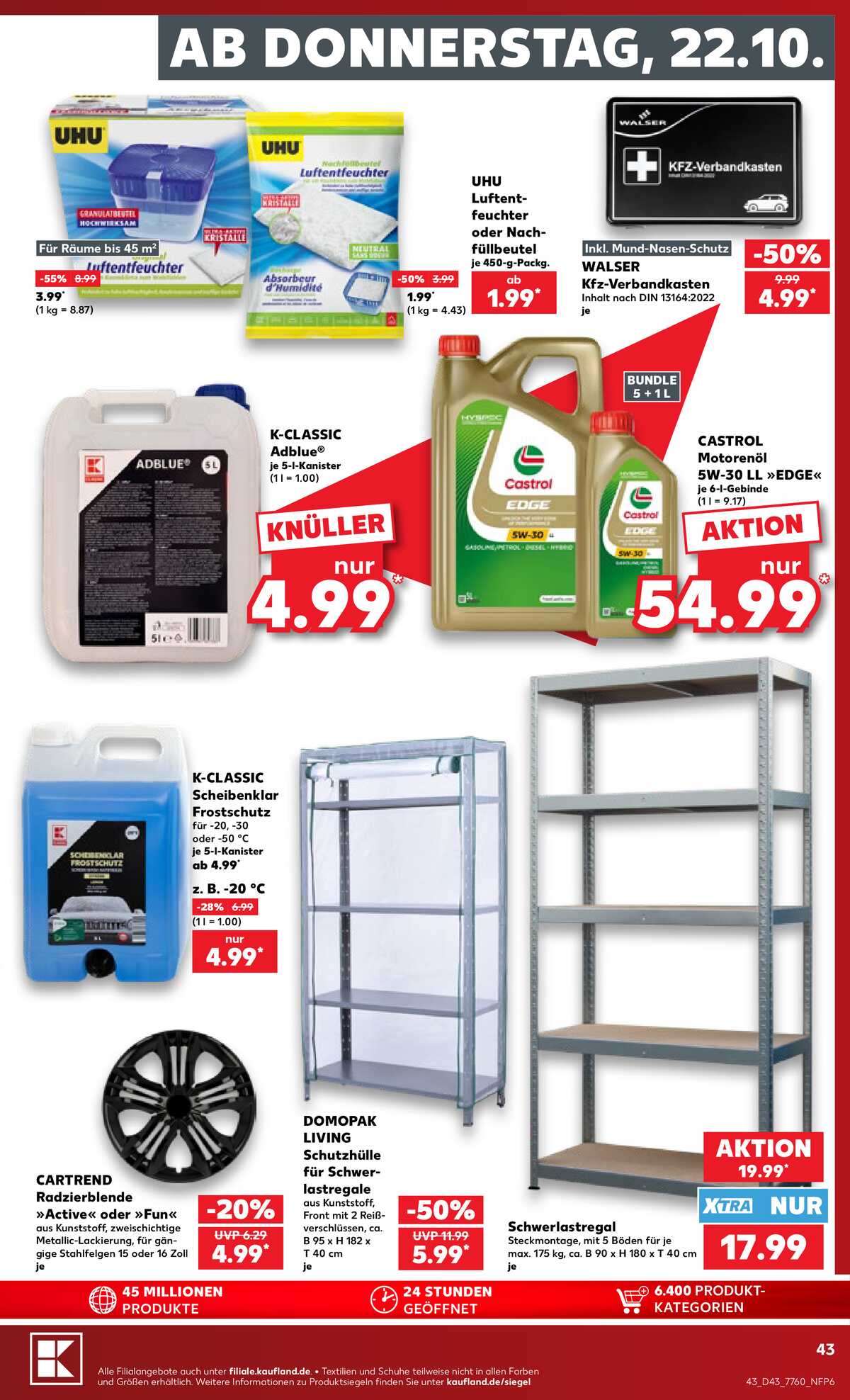 Leták Kaufland Německo 18.10.-24.10.2026 strana 43
