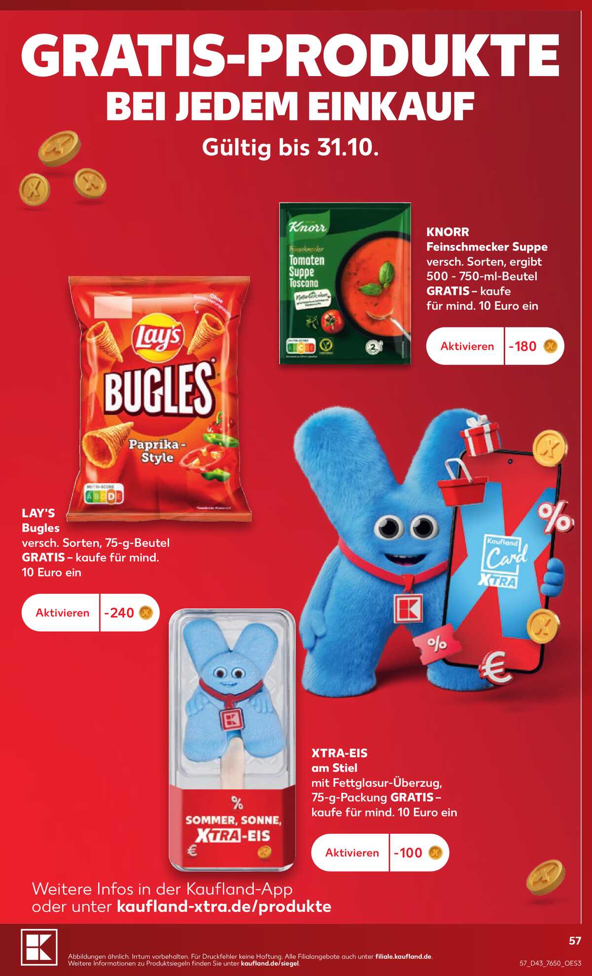 Leták Kaufland Německo 18.10.-24.10.2026 strana 57
