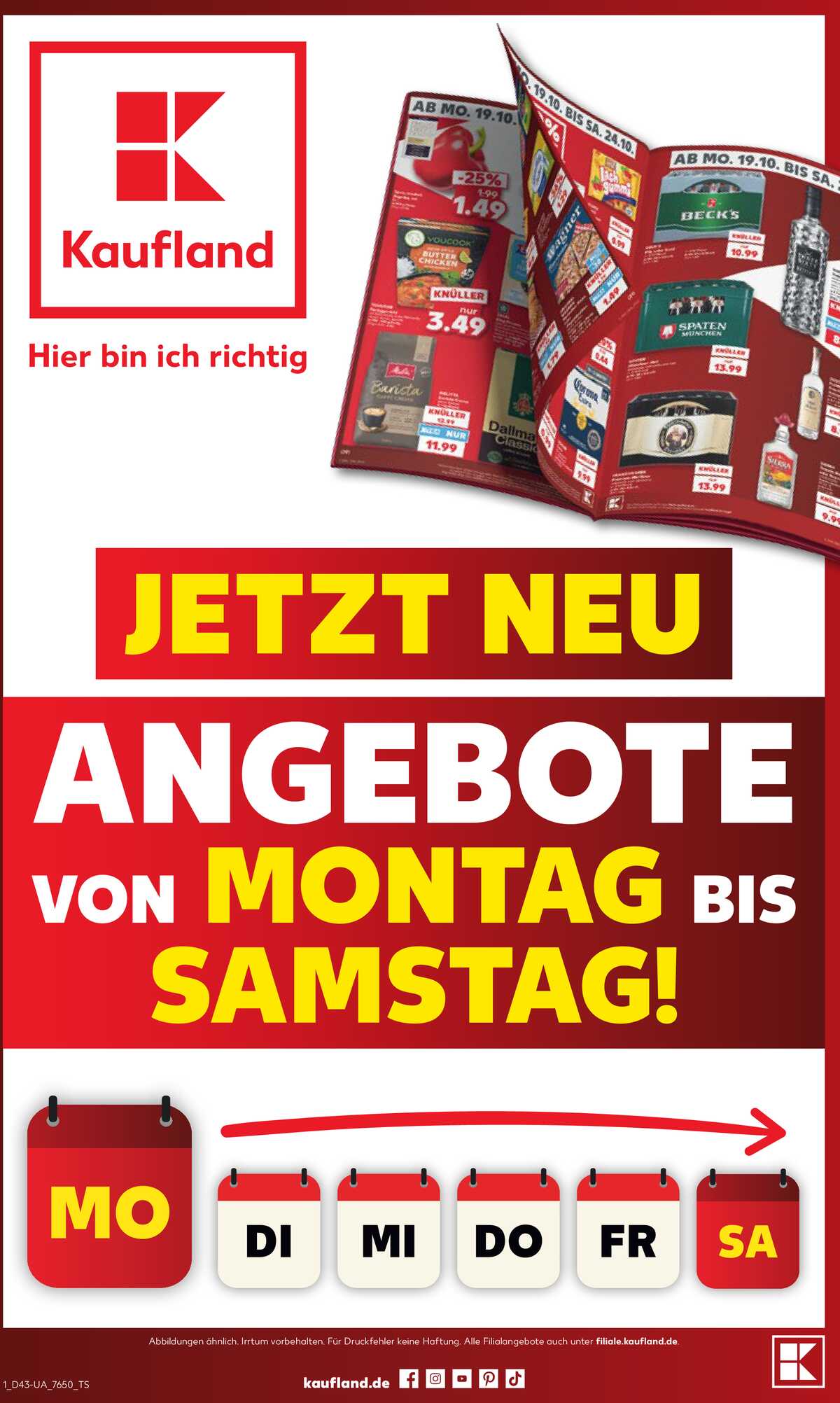 Leták Kaufland Německo 18.10.-24.10.2026 strana 65