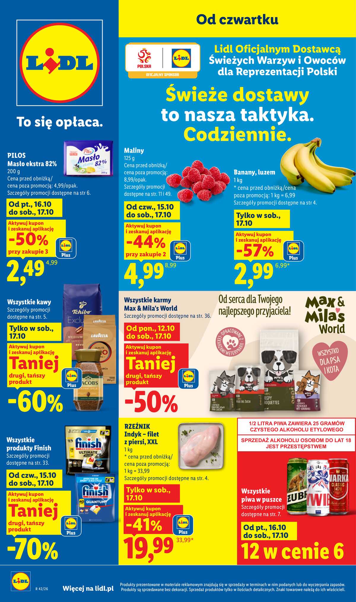 Leták Lidl Polsko 19.10.-21.10.2026 - Leták strana 1