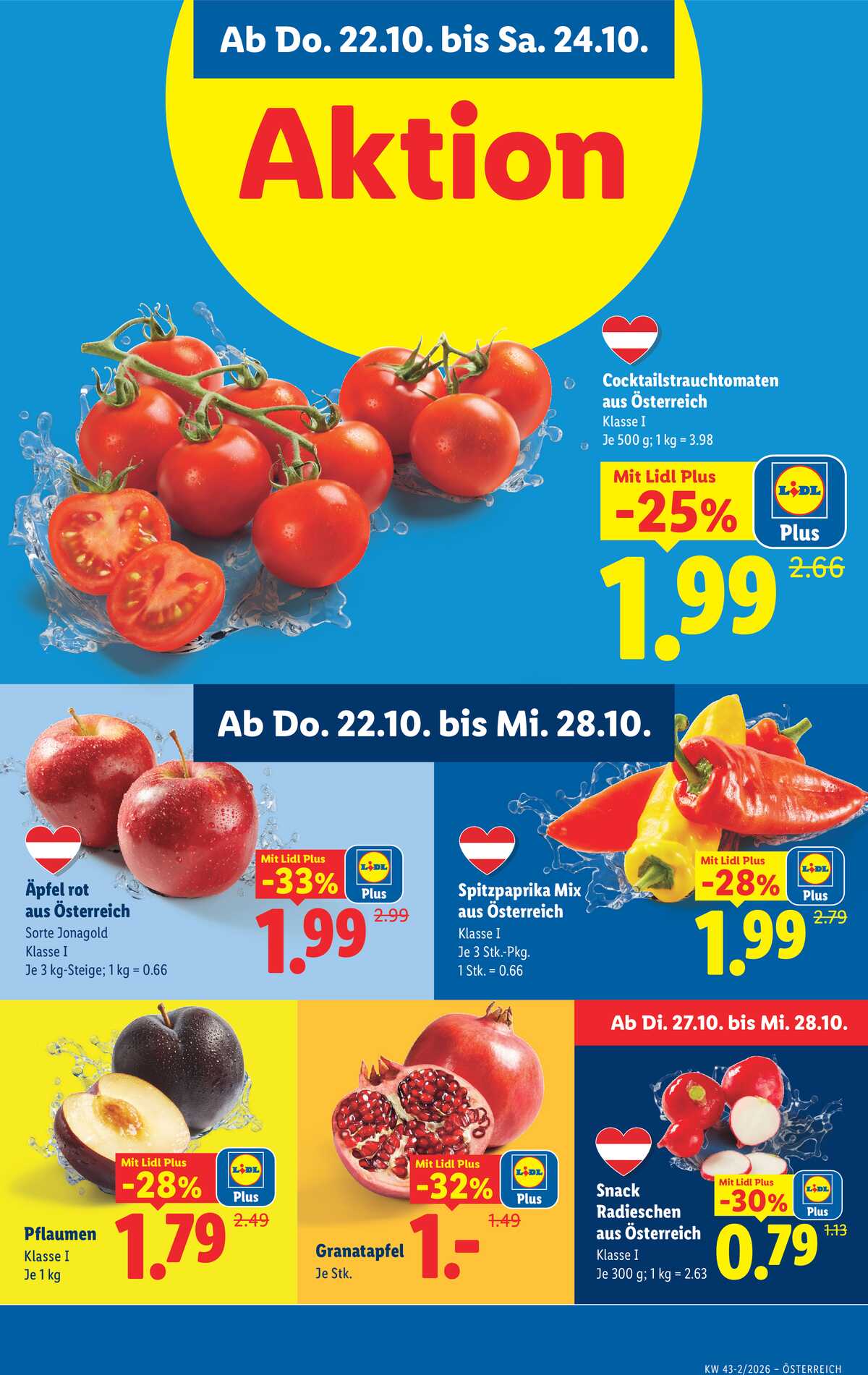 Leták Lidl Rakousko 22.10.-28.10.2026 strana 3