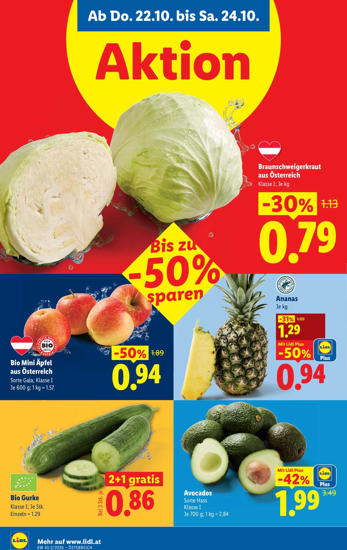 Leták Lidl Rakousko 22.10.-28.10.2026 strana 4