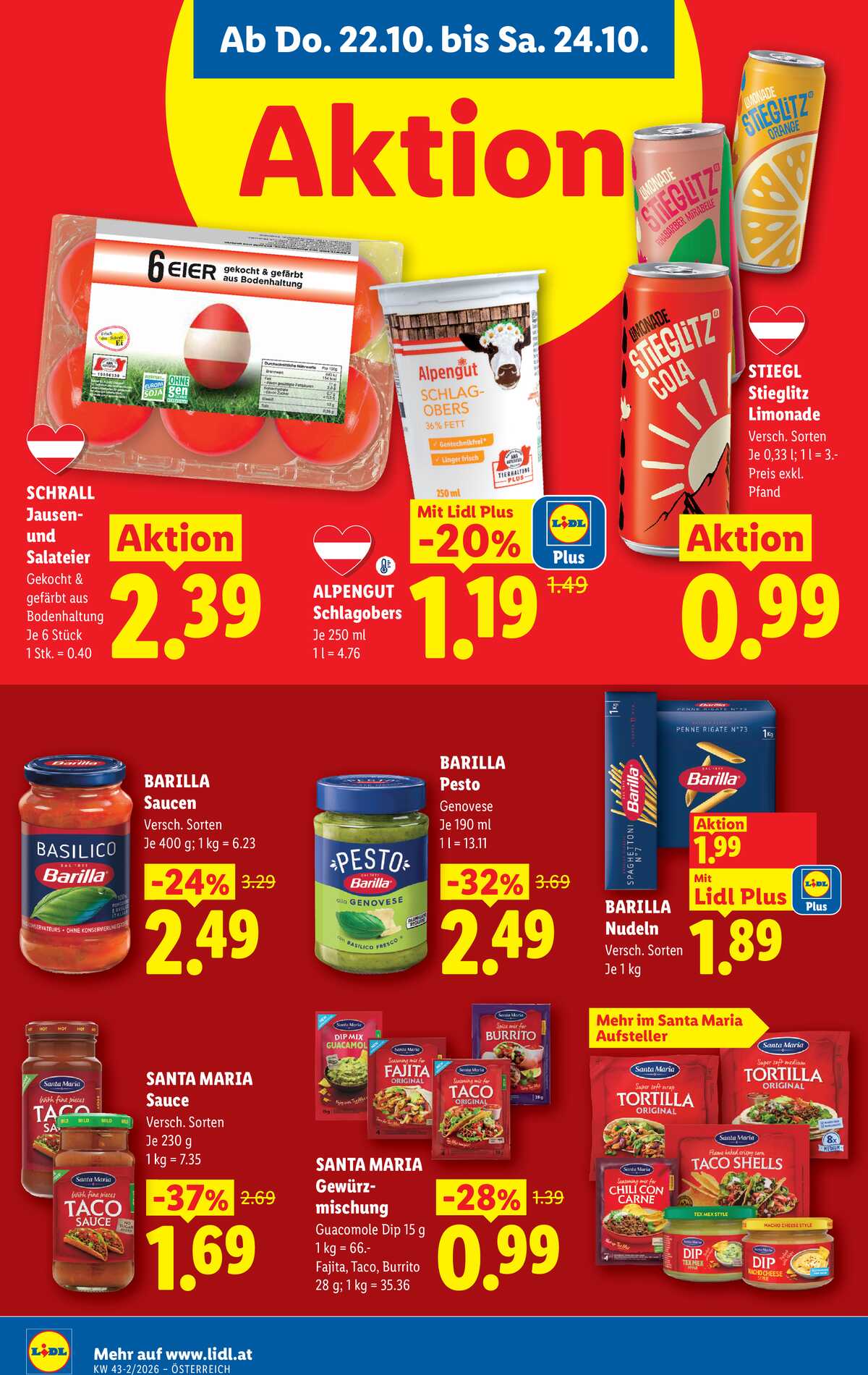 Leták Lidl Rakousko 22.10.-28.10.2026 strana 8