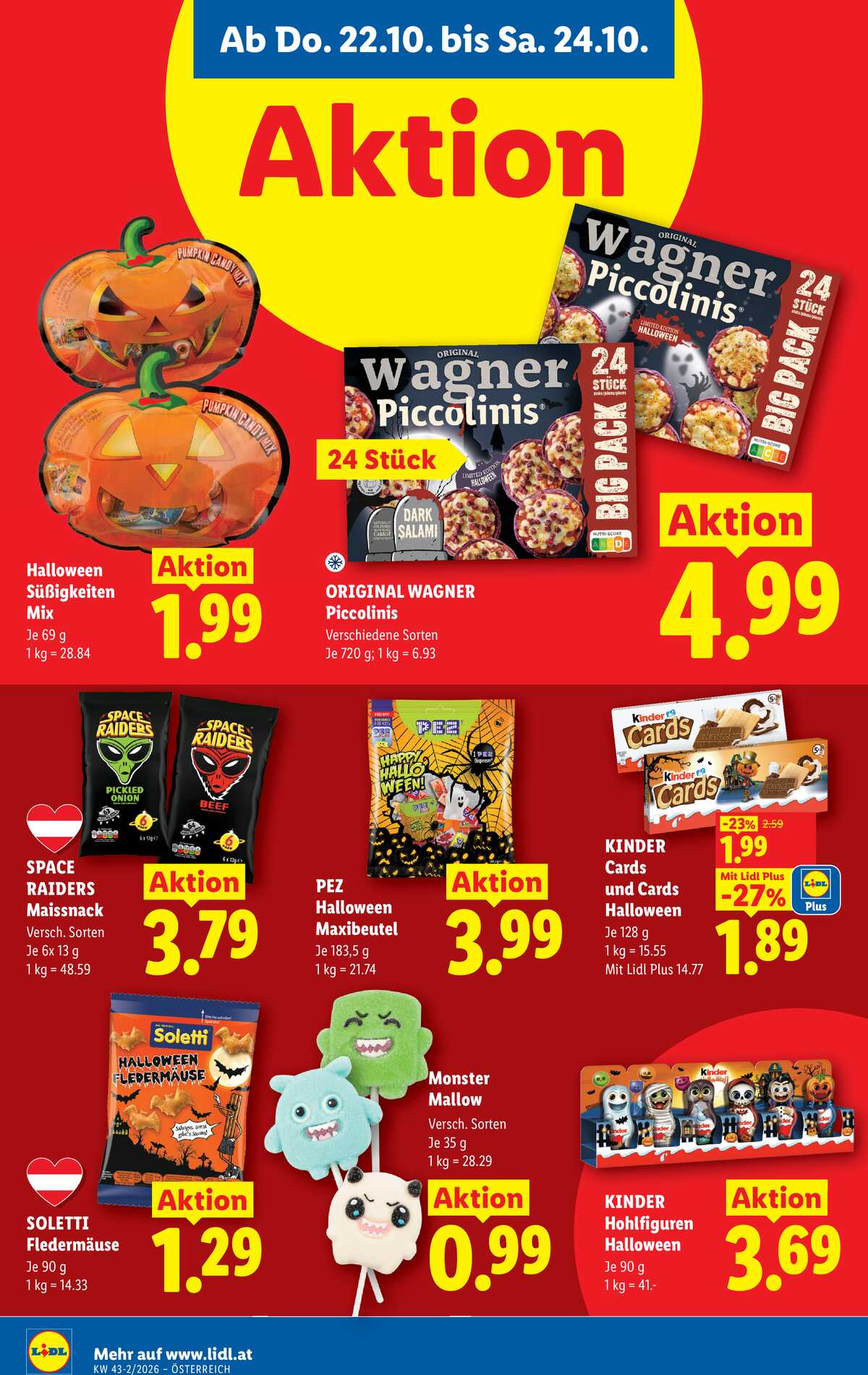 Leták Lidl Rakousko 22.10.-28.10.2026 strana 10