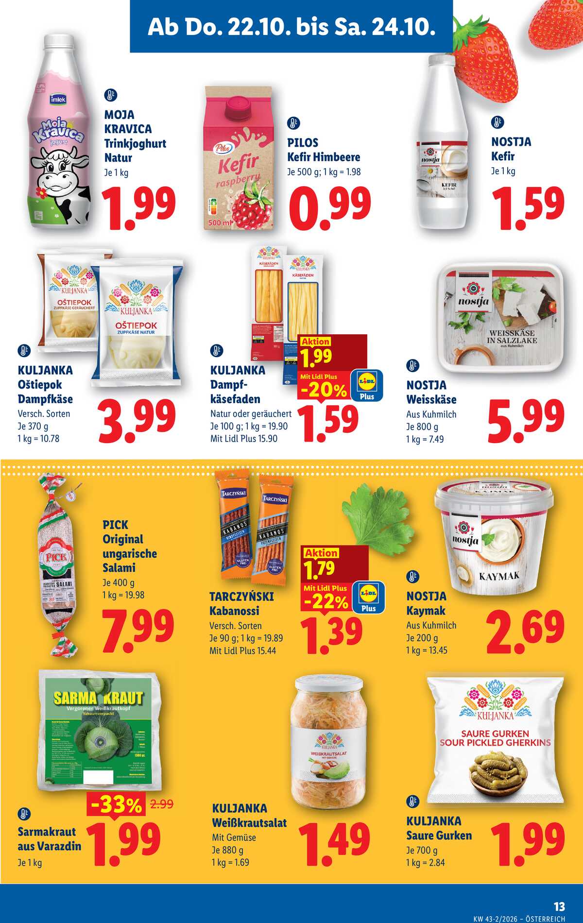 Leták Lidl Rakousko 22.10.-28.10.2026 strana 15