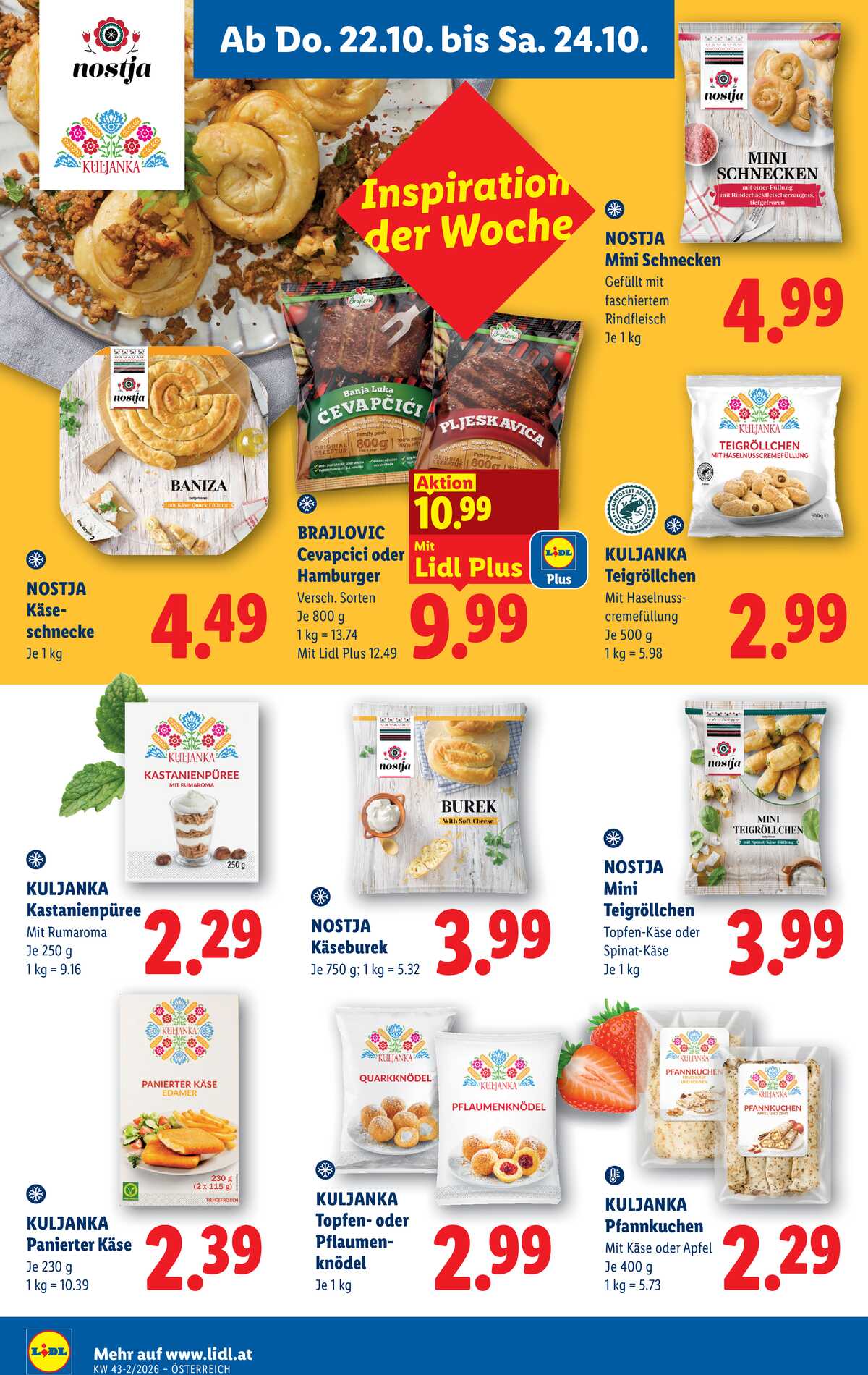 Leták Lidl Rakousko 22.10.-28.10.2026 strana 16