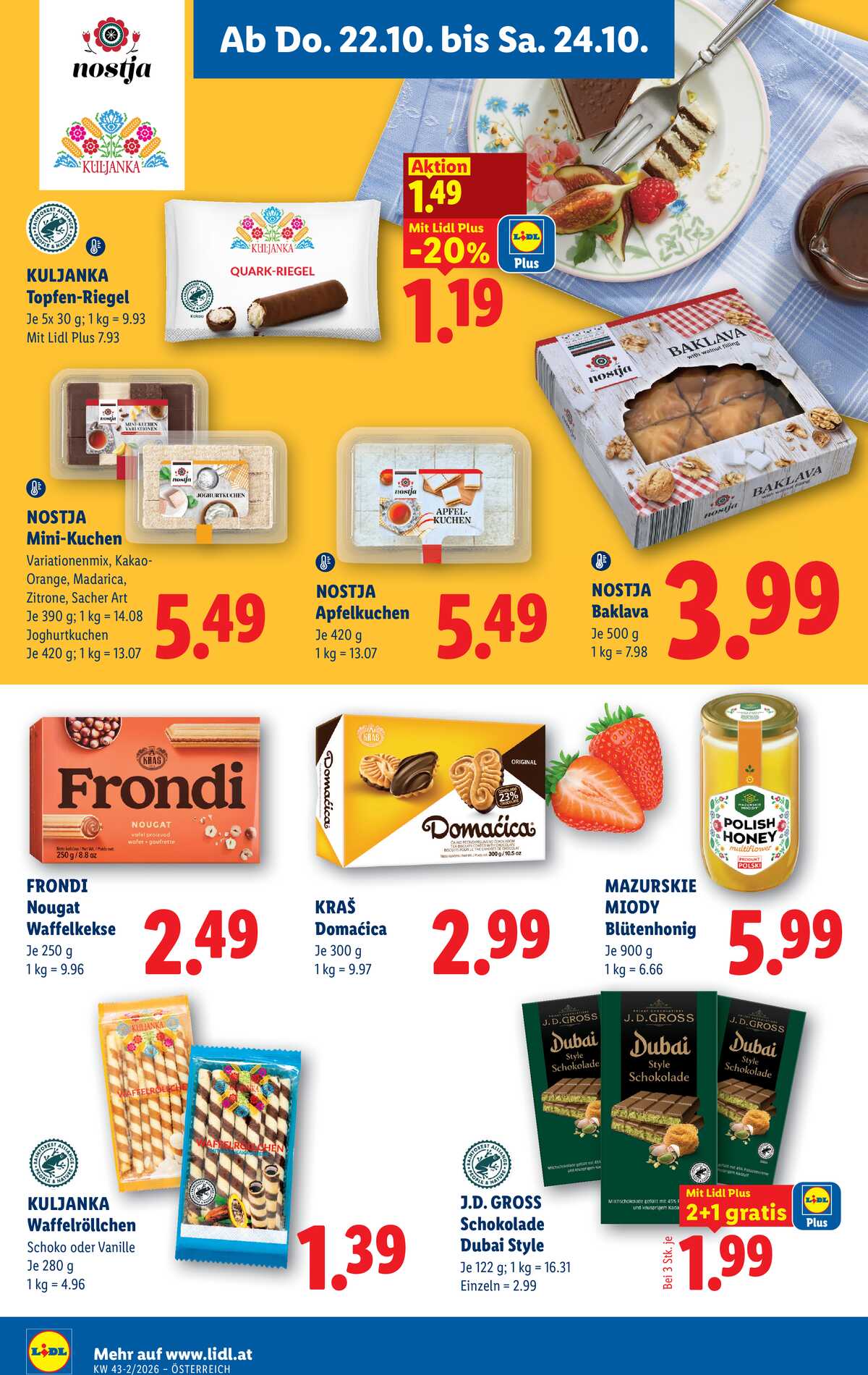 Leták Lidl Rakousko 22.10.-28.10.2026 strana 18