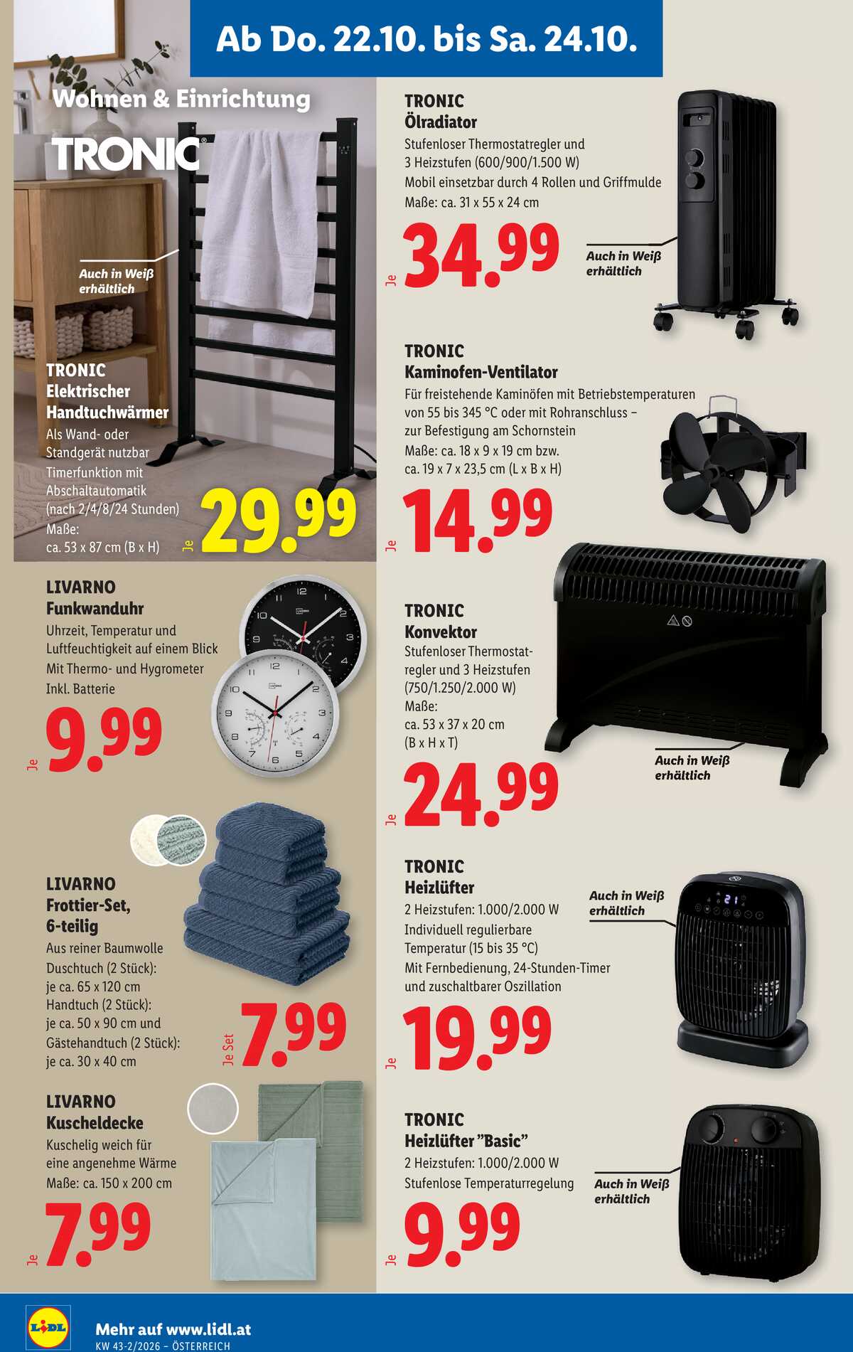 Leták Lidl Rakousko 22.10.-28.10.2026 strana 30