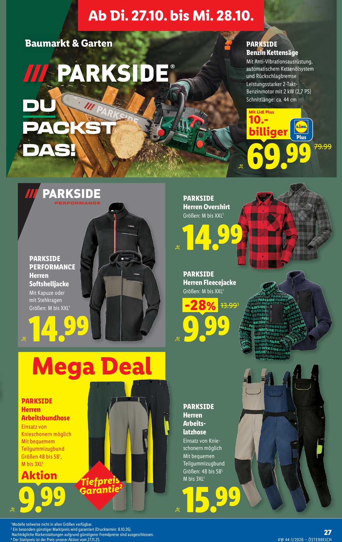 Leták Lidl Rakousko 22.10.-28.10.2026 strana 34