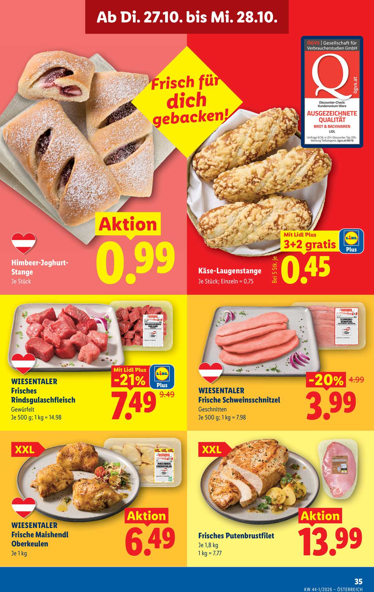 Leták Lidl Rakousko 22.10.-28.10.2026 strana 44