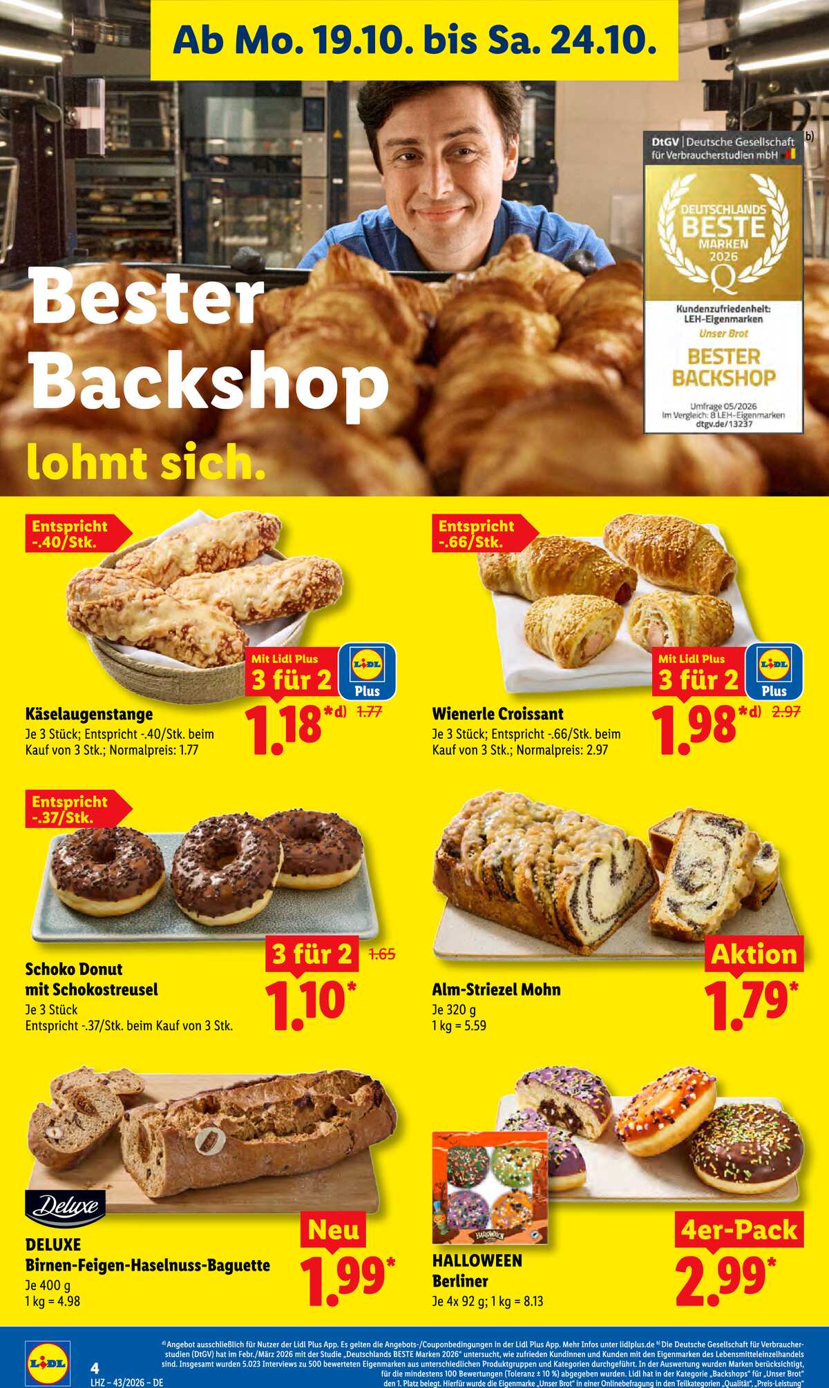 Leták Lidl Německo 19.10.-24.10.2026 strana 10
