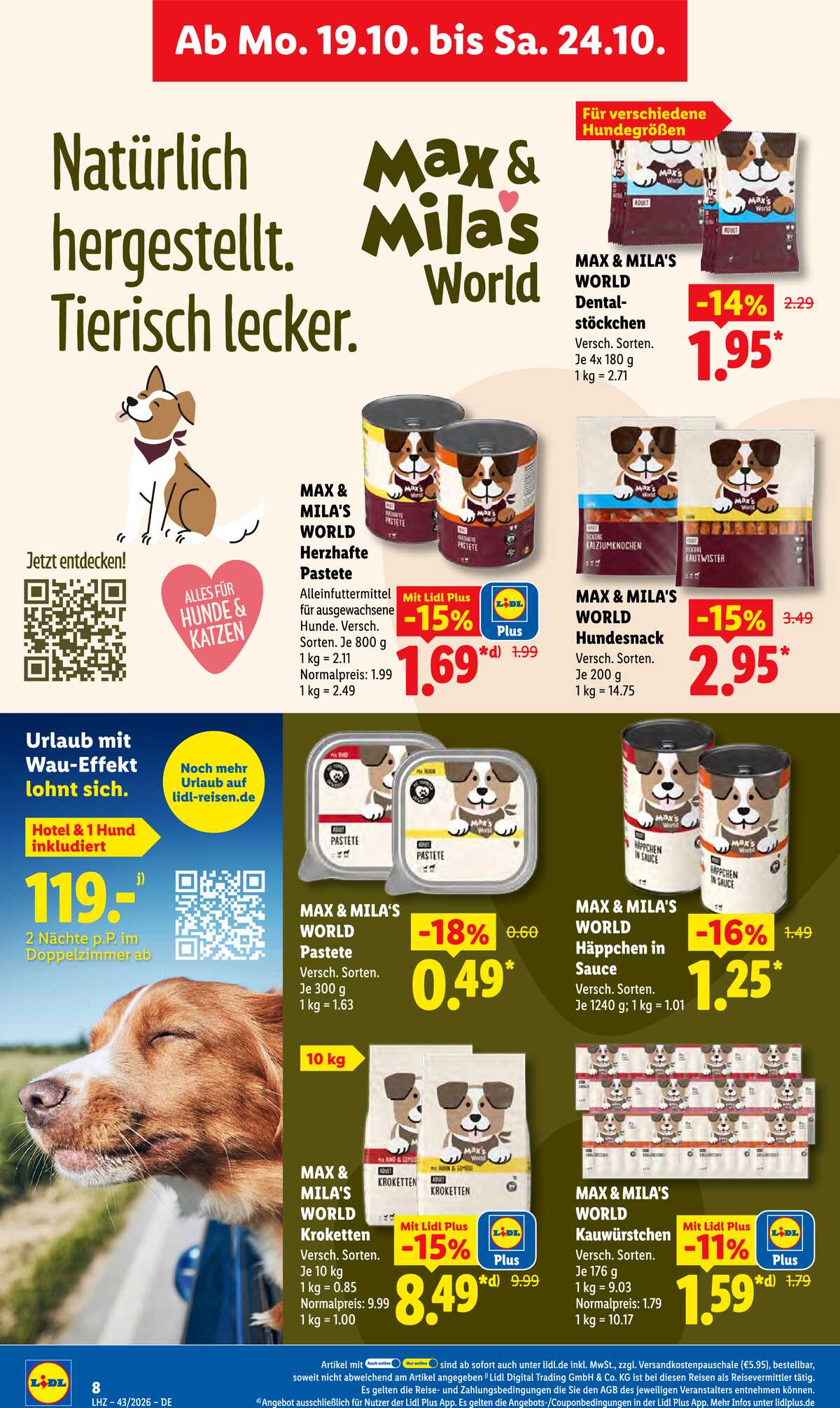 Leták Lidl Německo 19.10.-24.10.2026 strana 18