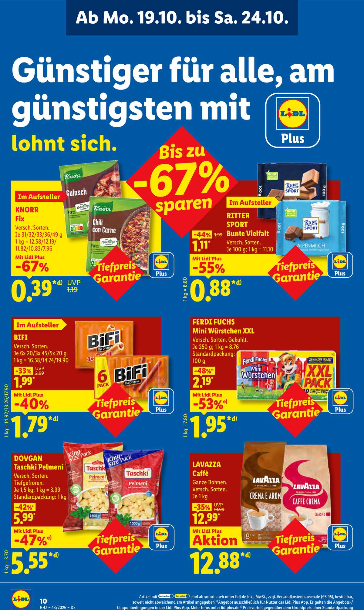 Leták Lidl Německo 19.10.-24.10.2026 strana 20