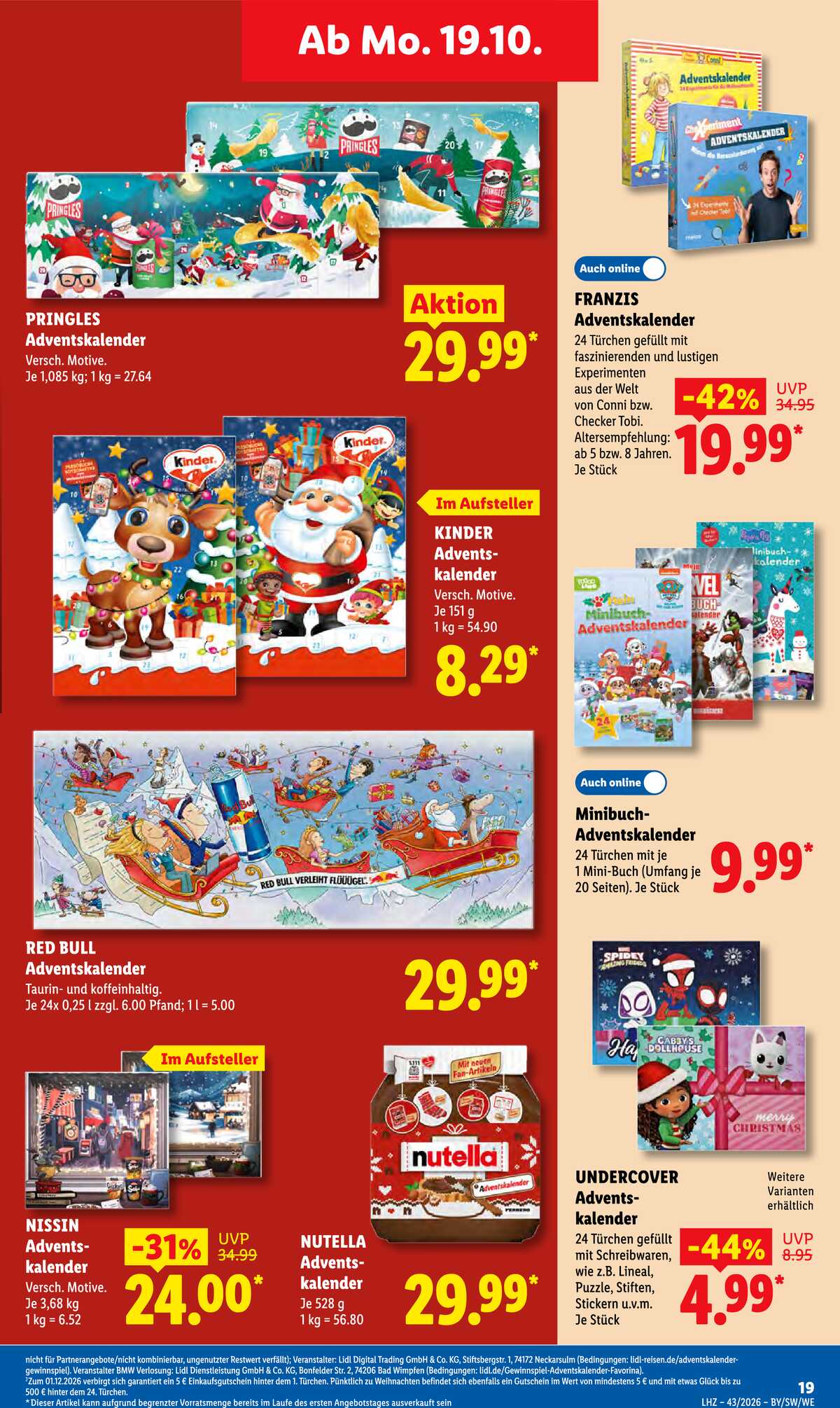 Leták Lidl Německo 19.10.-24.10.2026 strana 33