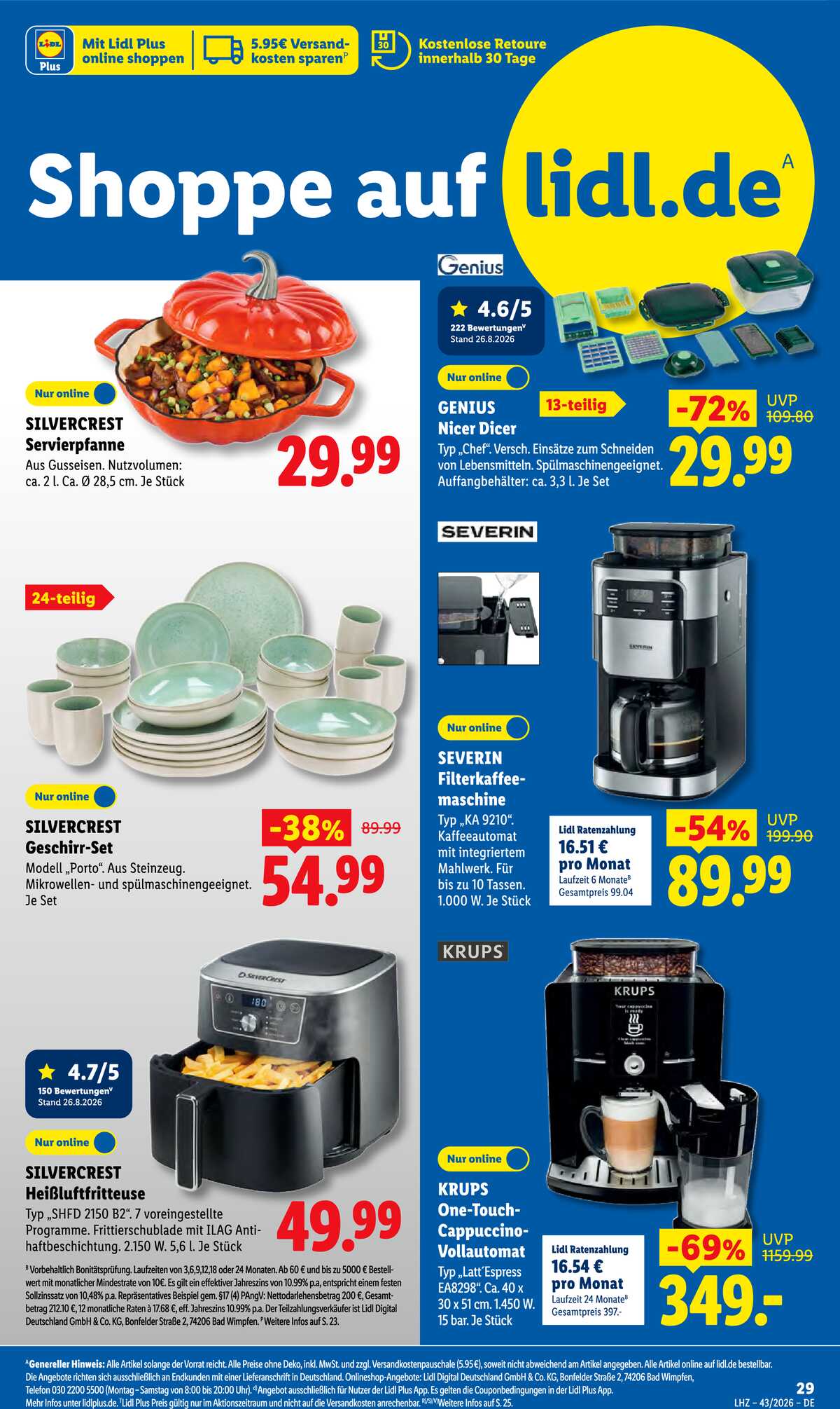 Leták Lidl Německo 19.10.-24.10.2026 strana 43
