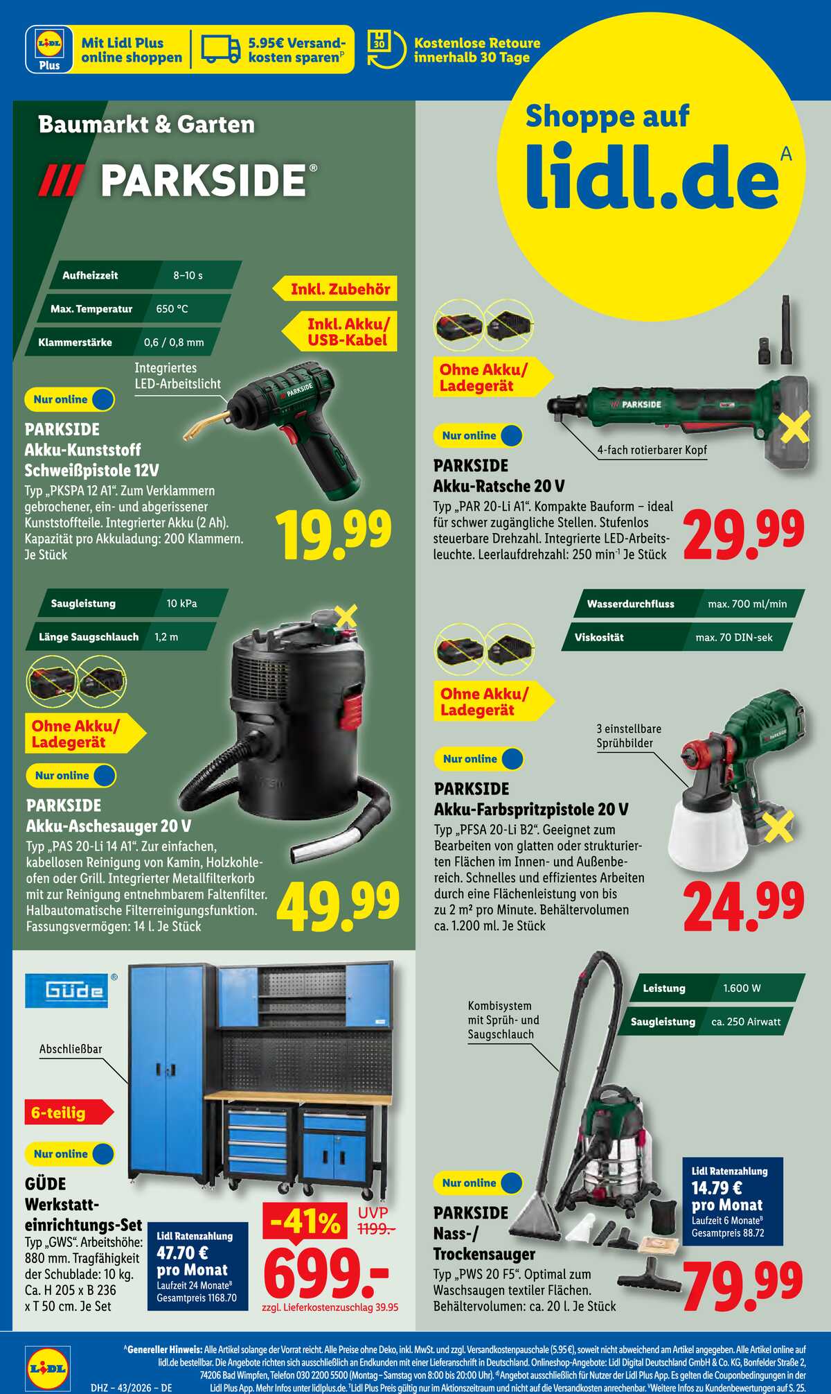Leták Lidl Německo 19.10.-24.10.2026 strana 50