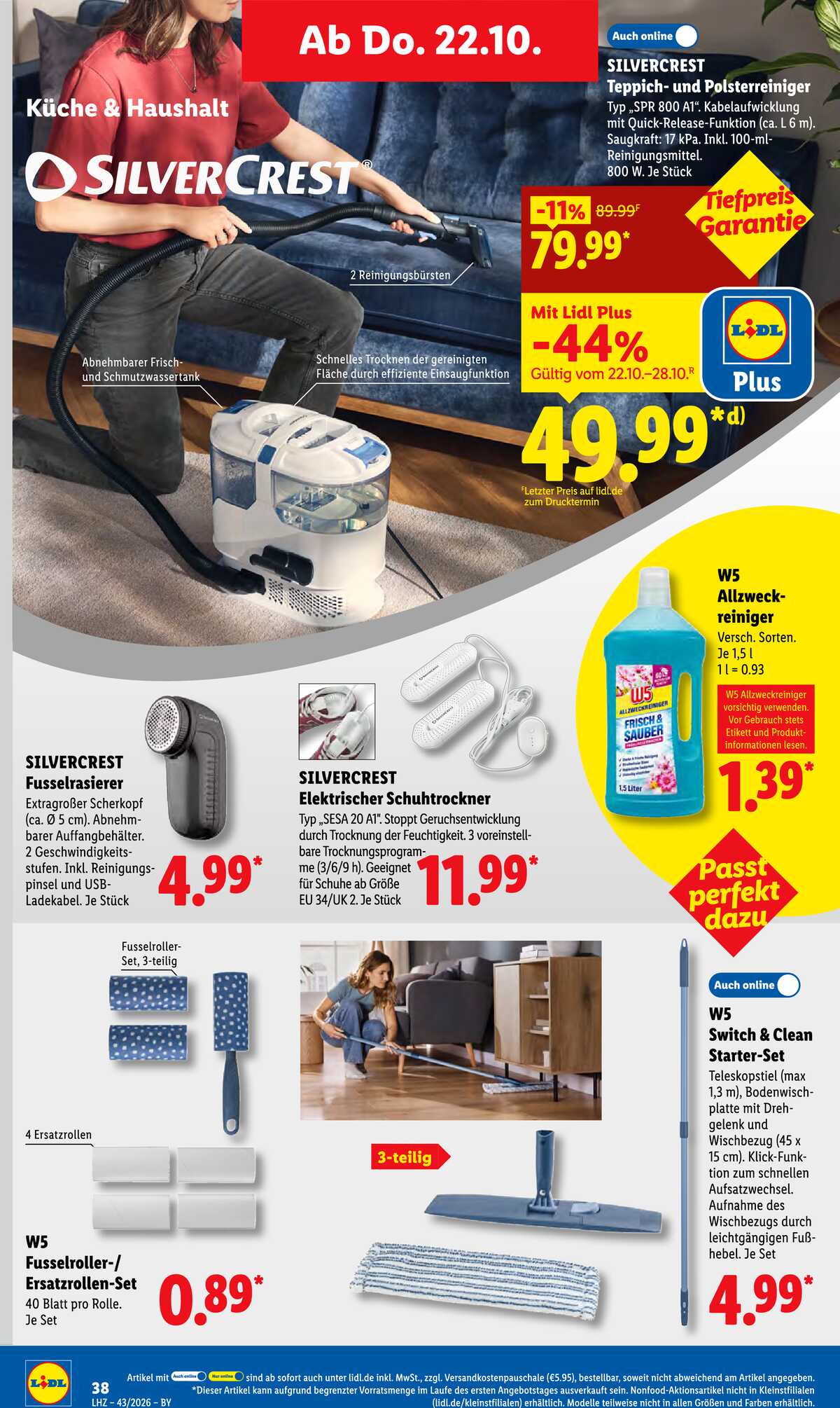 Leták Lidl Německo 19.10.-24.10.2026 strana 58