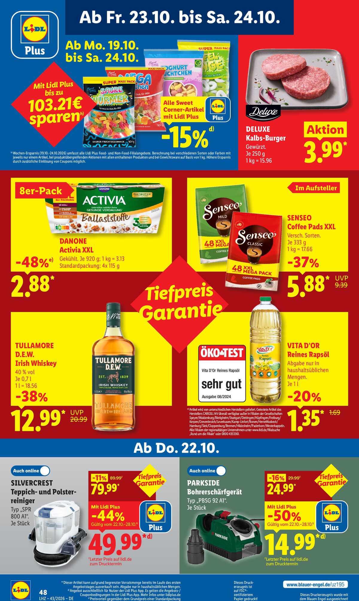 Leták Lidl Německo 19.10.-24.10.2026 strana 72