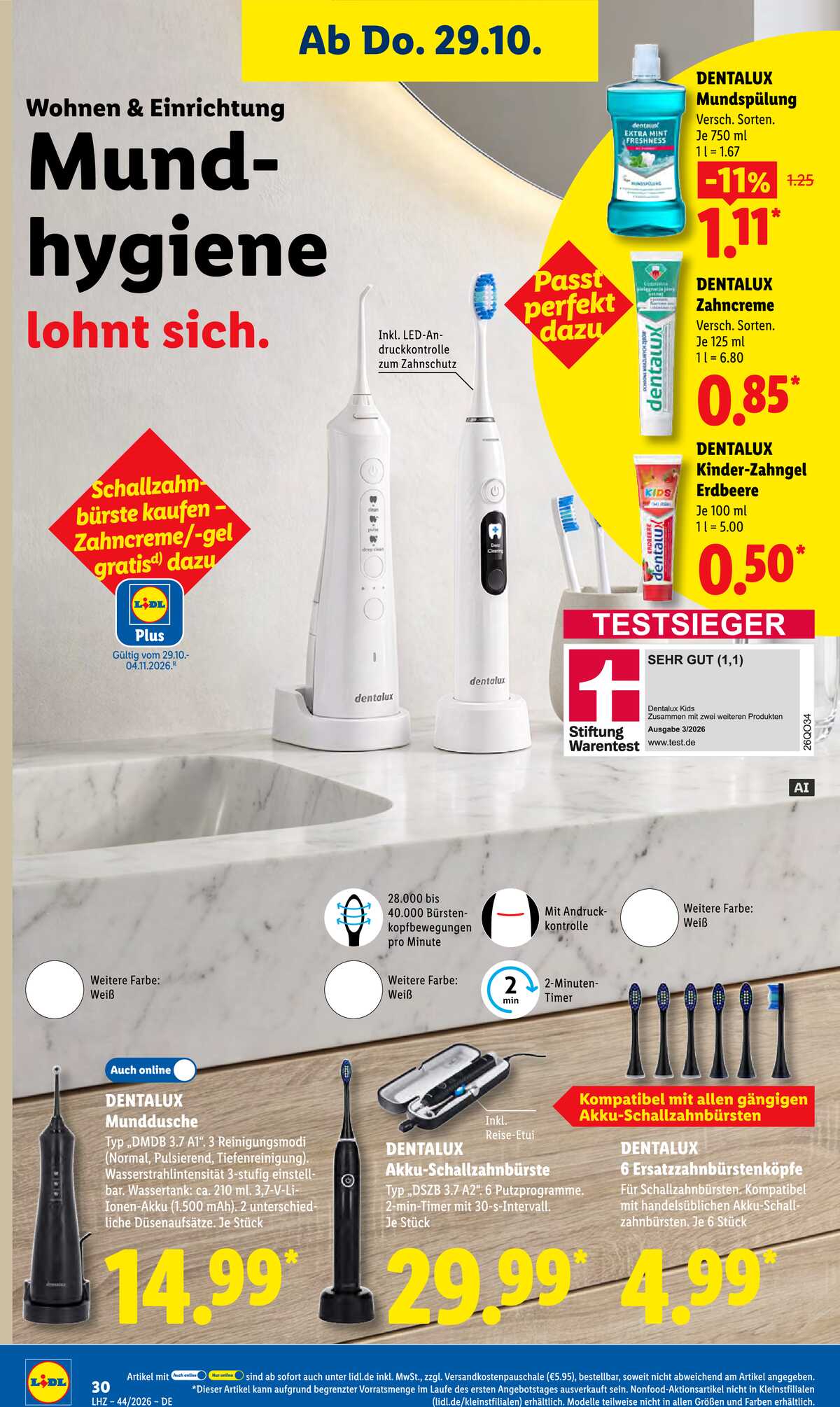 Leták Lidl Německo 26.10.-31.10.2026 strana 52