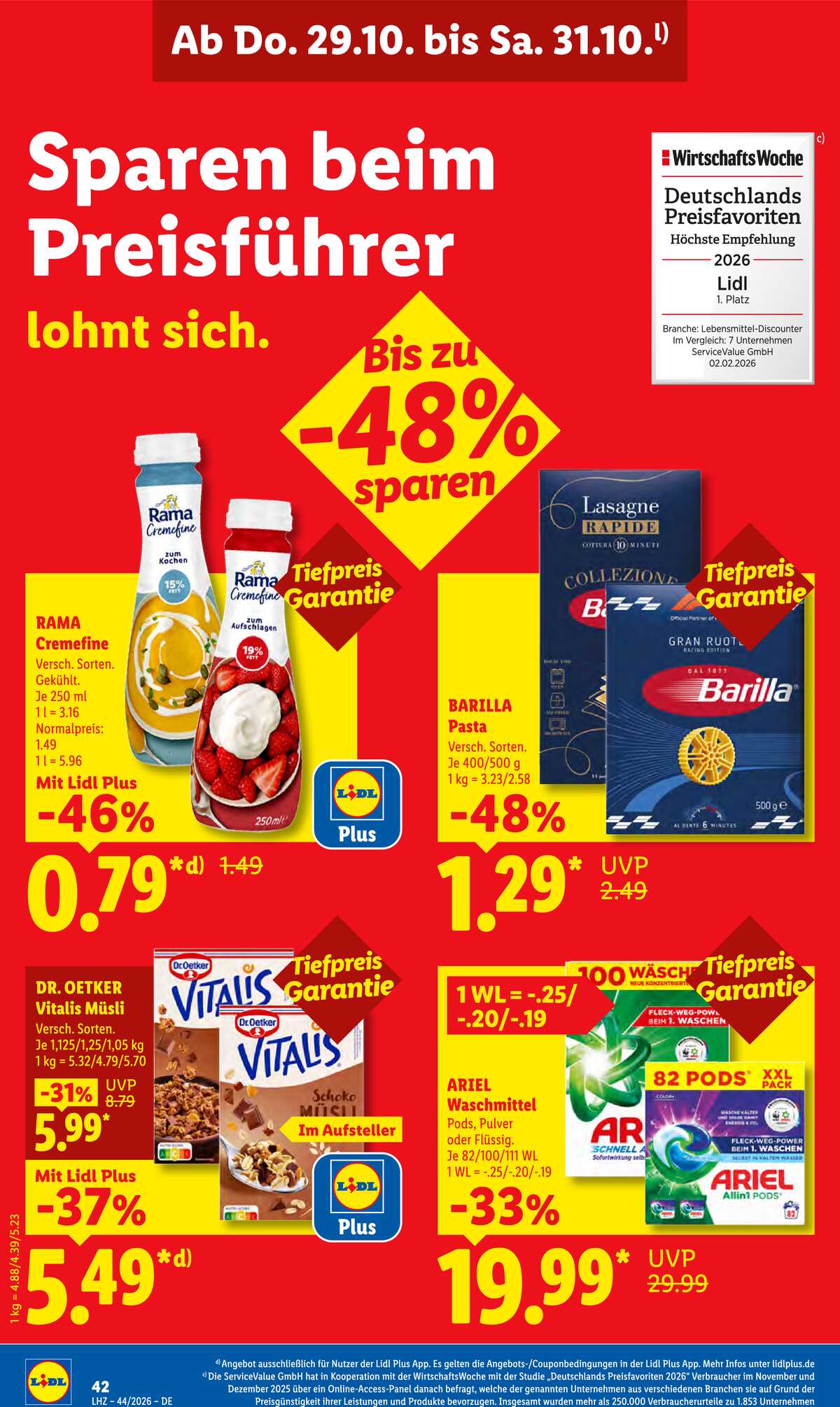 Leták Lidl Německo 26.10.-31.10.2026 strana 64