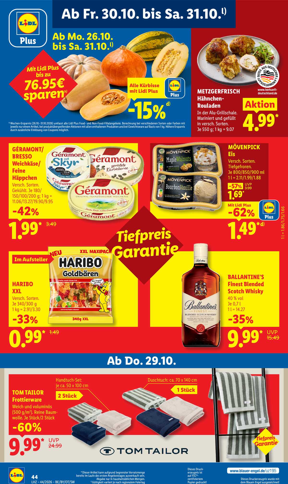 Leták Lidl Německo 26.10.-31.10.2026 strana 68