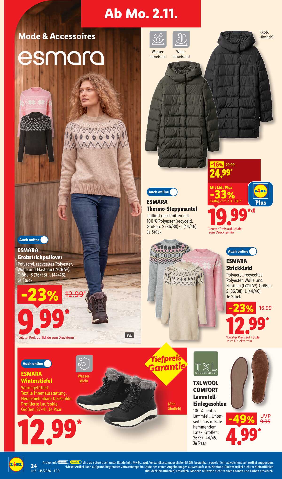 Leták Lidl Německo 2.11.-8.11.2026 strana 12