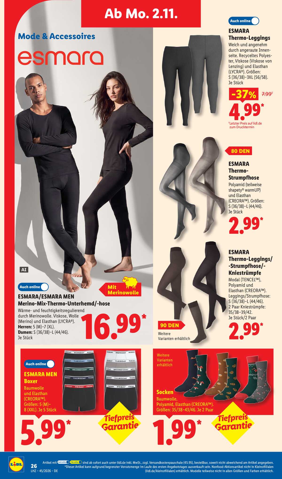 Leták Lidl Německo 2.11.-8.11.2026 strana 14