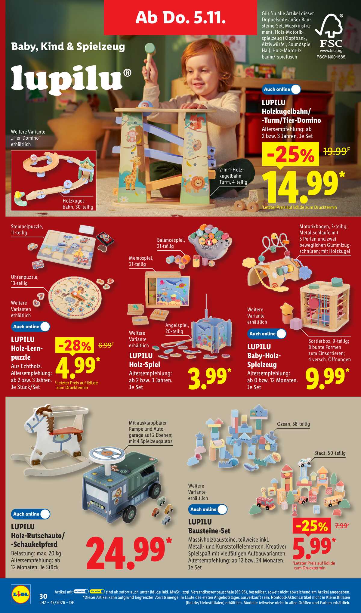 Leták Lidl Německo 2.11.-8.11.2026 strana 20