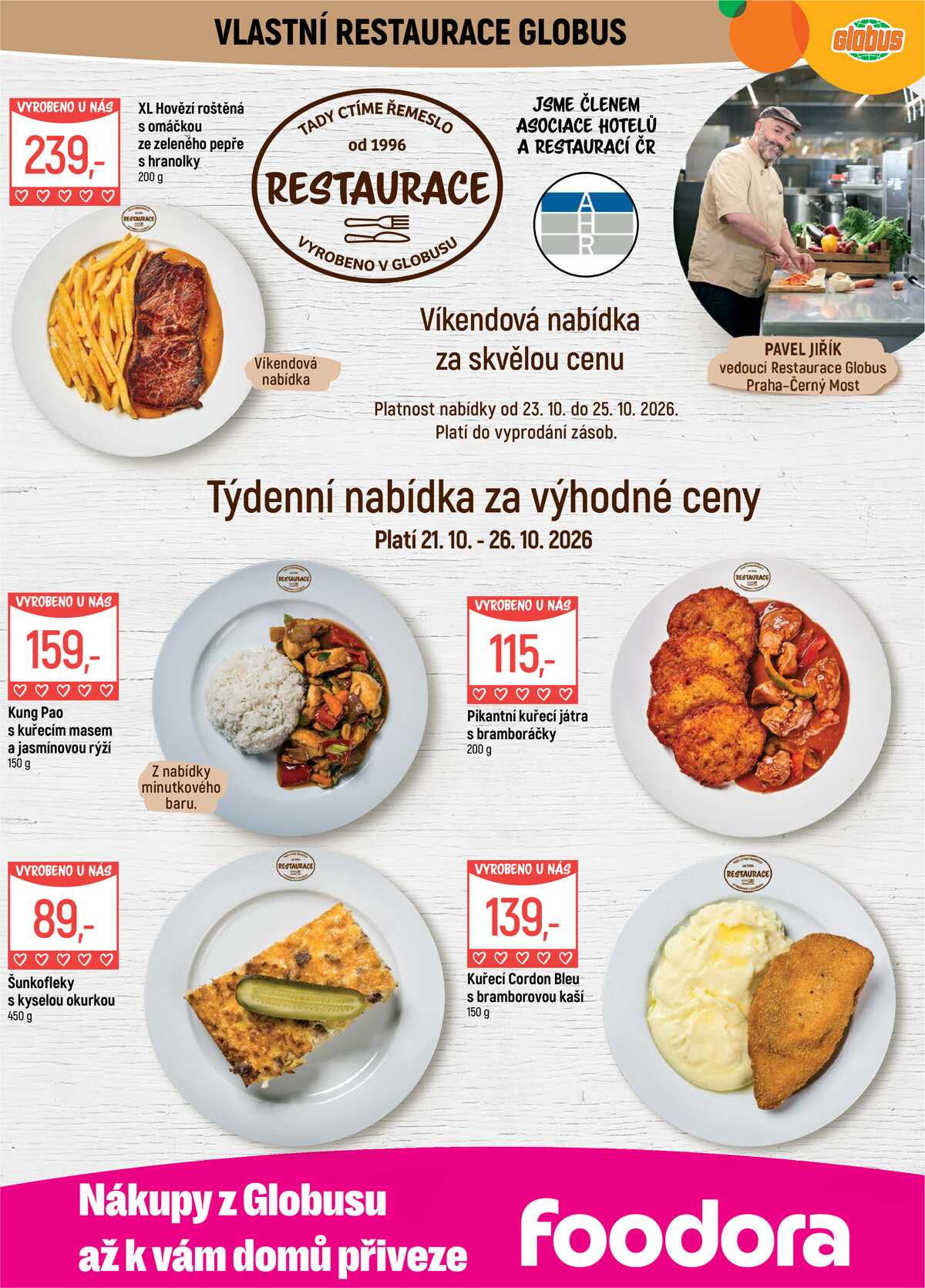 Akční leták Globus 21.10. - 27.10.2026 - Globus Praha - Centrum Černý Most strana 8
