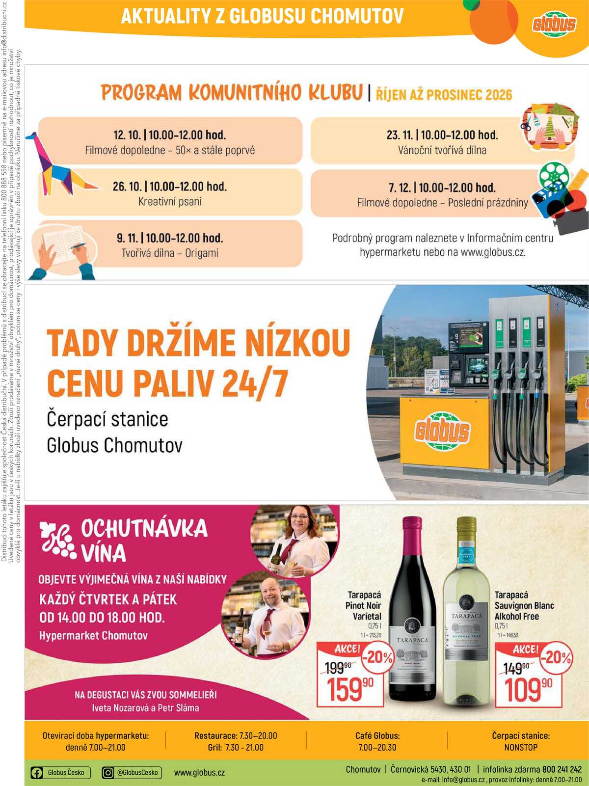 Akční leták Globus 21.10. - 27.10.2026 - Globus Chomutov strana 46