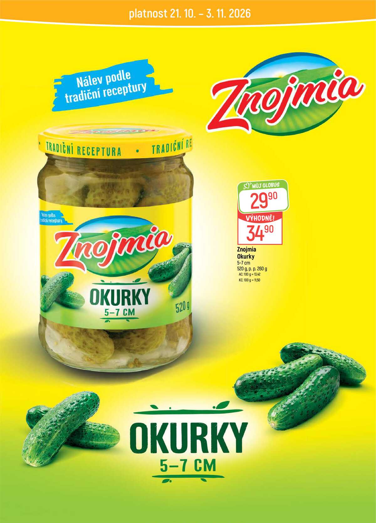 Akční leták Globus 21.10. - 27.10.2026 - Globus Chomutov strana 9