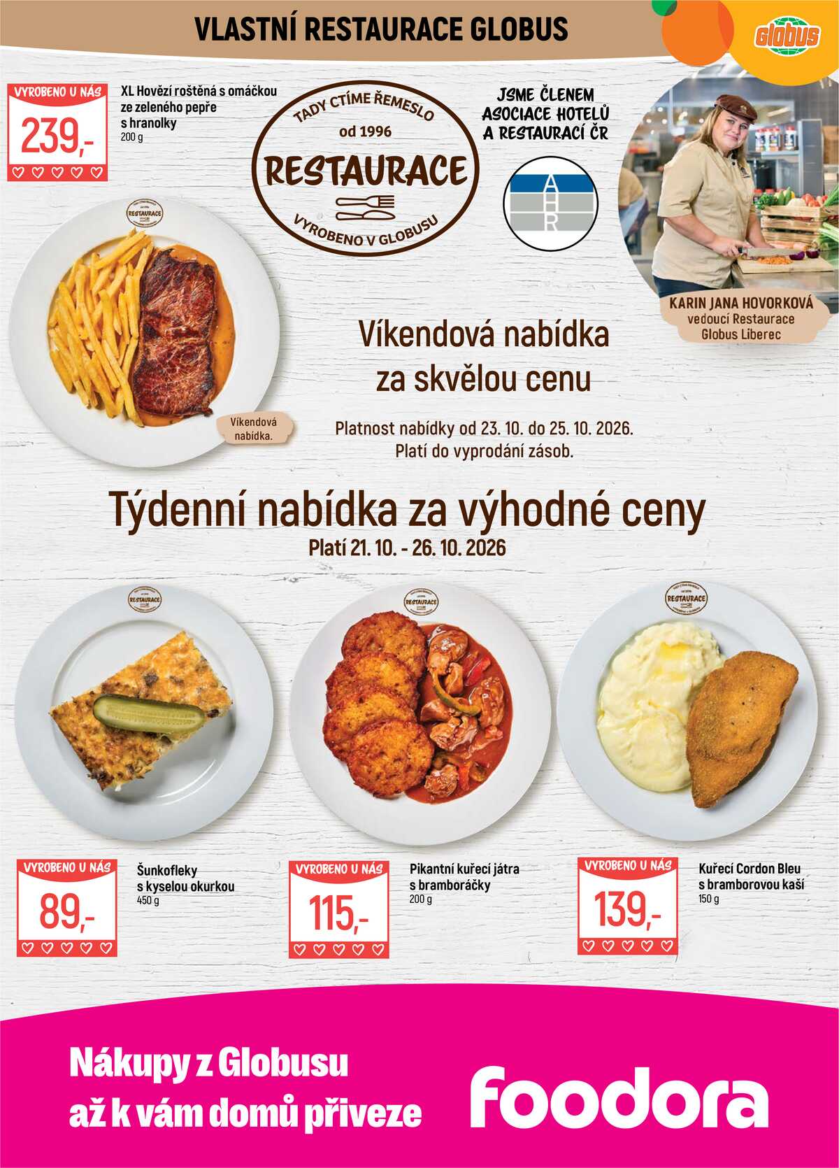 Akční leták Globus 21.10. - 27.10.2026 - Globus Liberec strana 8