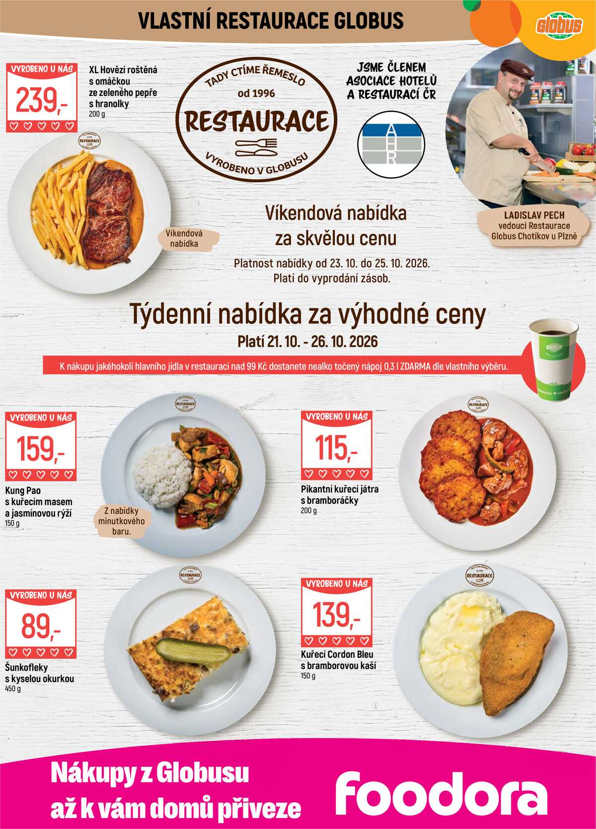 Akční leták Globus 21.10. - 27.10.2026 - Globus Chotíkov u Plzně strana 8