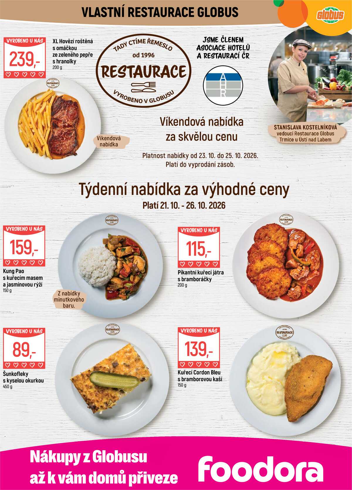 Akční leták Globus 21.10. - 27.10.2026 - Globus Trmice u Ústí nad Labem strana 8