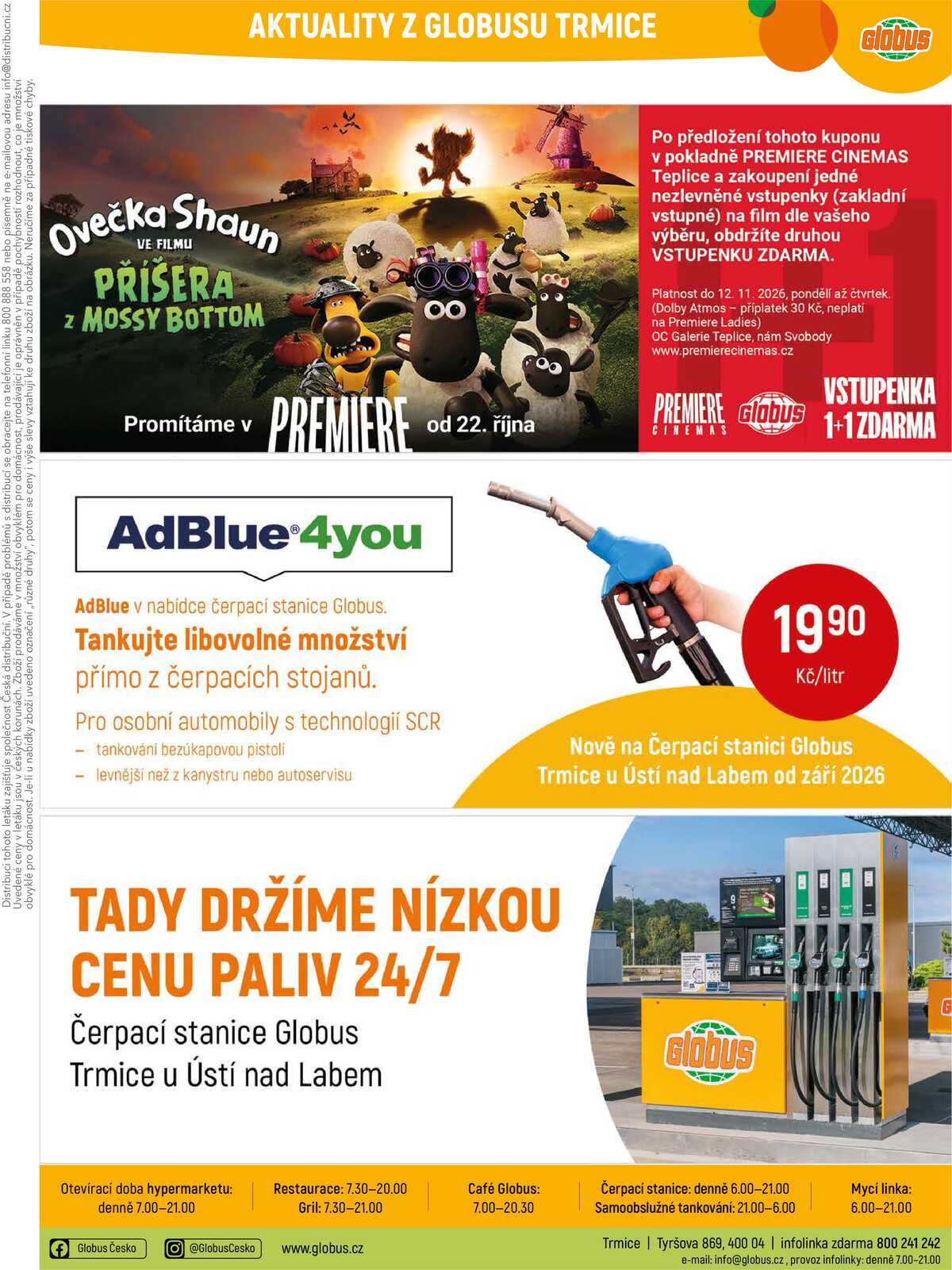 Akční leták Globus 21.10. - 27.10.2026 - Globus Trmice u Ústí nad Labem strana 46