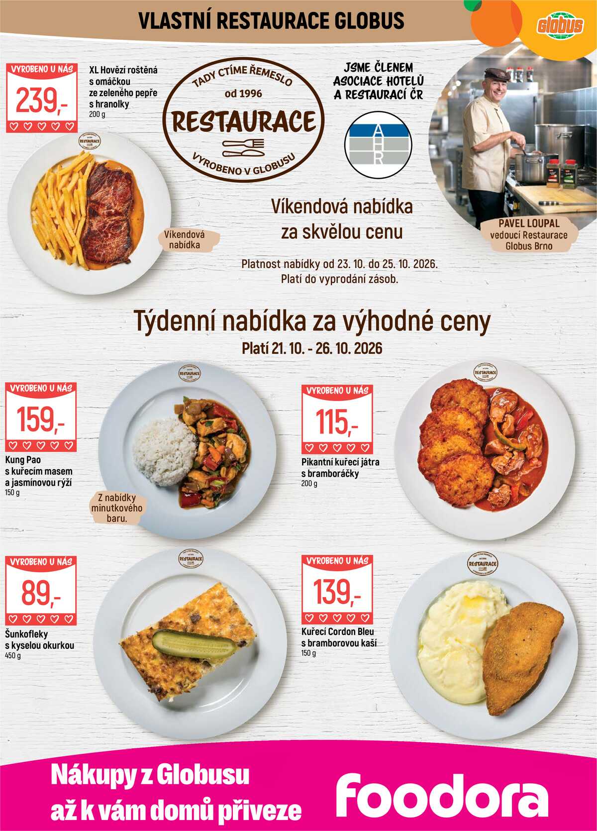 Akční leták Globus 21.10. - 27.10.2026 - Globus Brno Ivanovice strana 8
