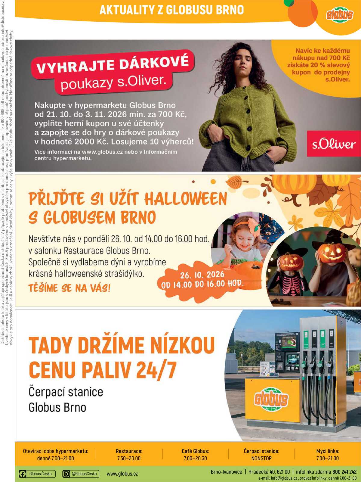 Akční leták Globus 21.10. - 27.10.2026 - Globus Brno Ivanovice strana 46