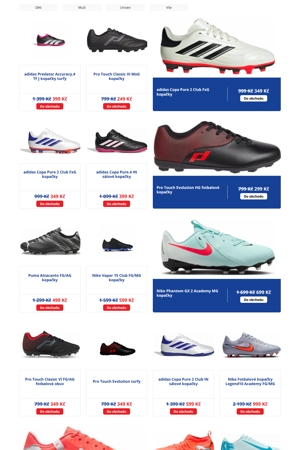 Intersport Kopačky a míče - 19. 10. 2026