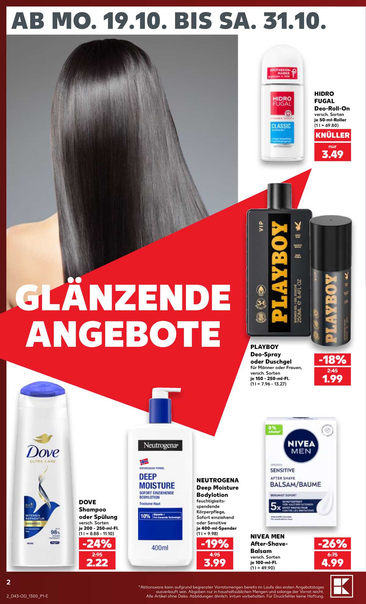 Leták Kaufland Německo 19.10.-31.10.2026 strana 2